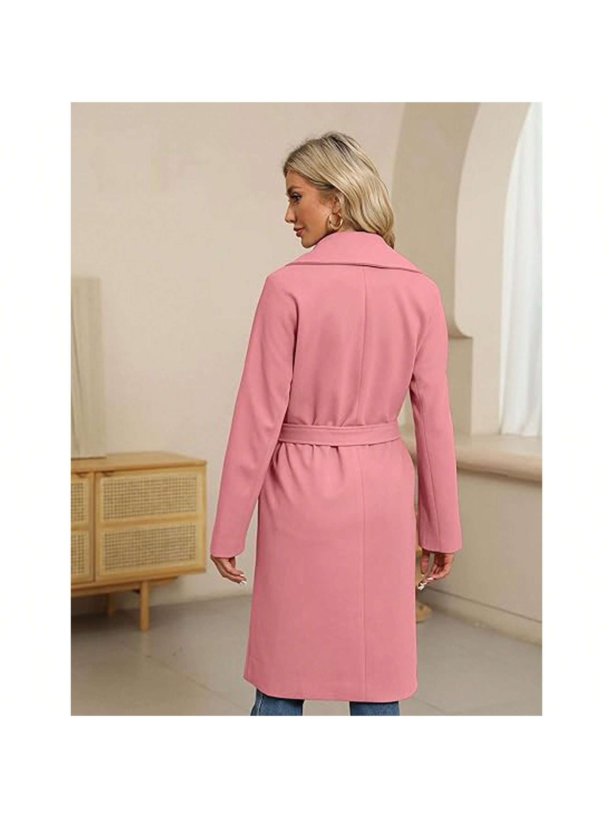 In Pink Women Coats