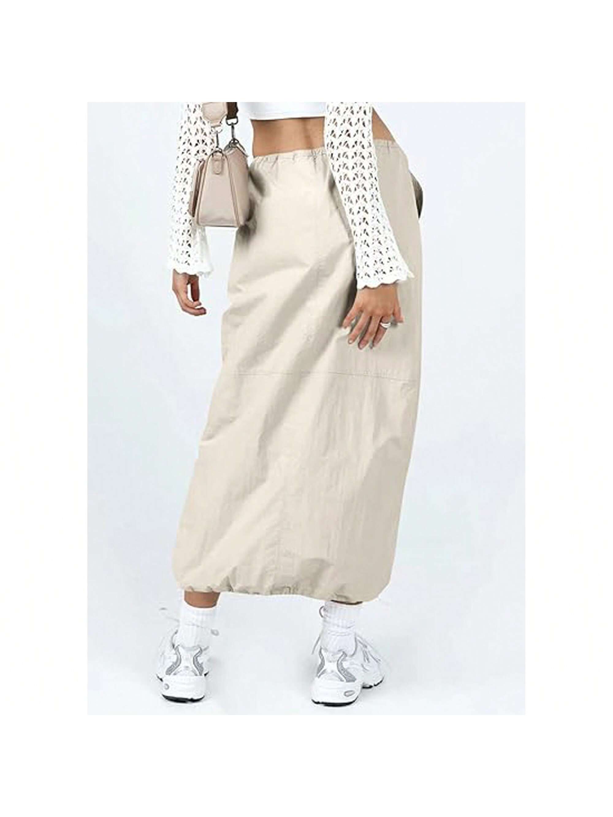 In Beige Women Skirts