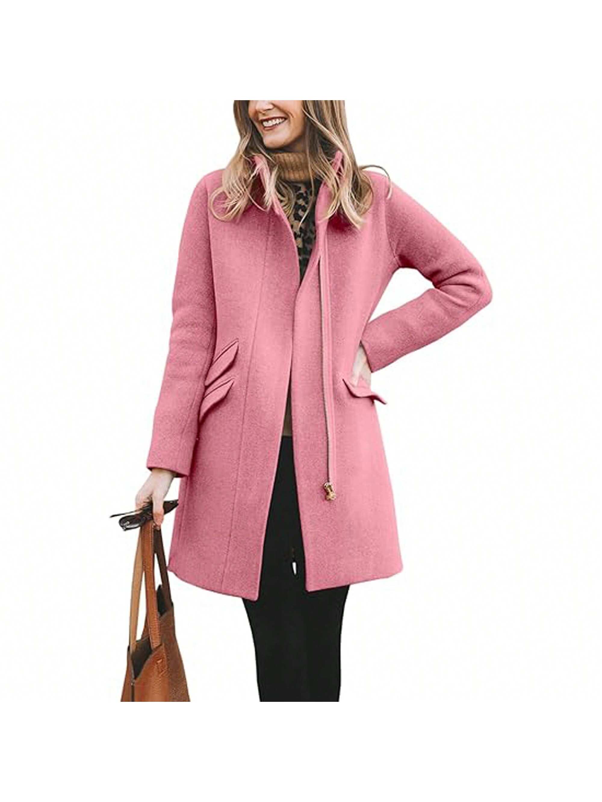 In Pink Women Coats