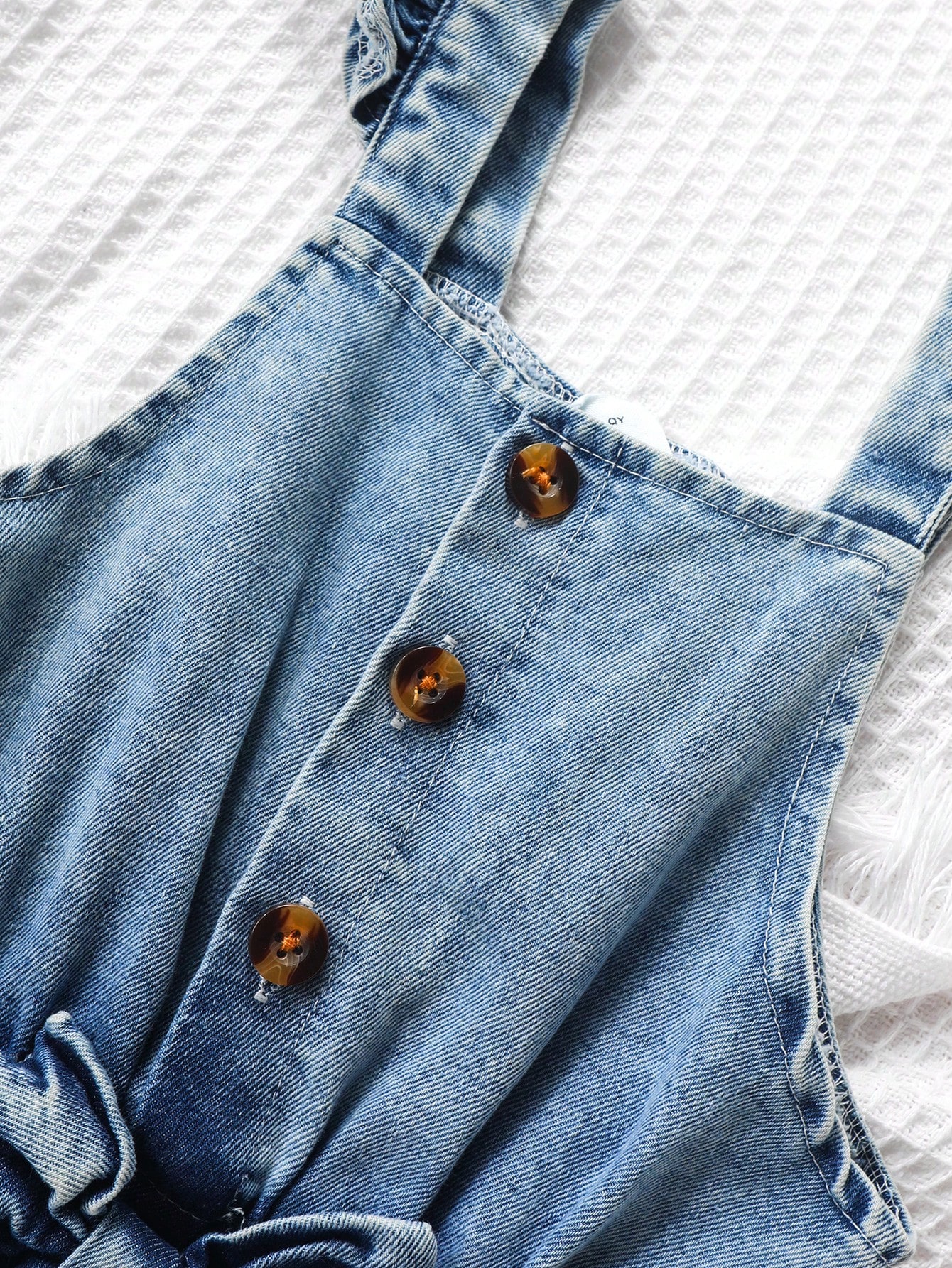 Young Girls Denim Overalls & Jumpsuits