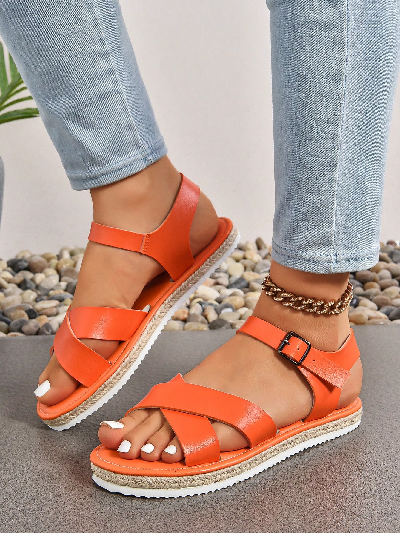 In Orange Women Platforms & Wedge Sandals