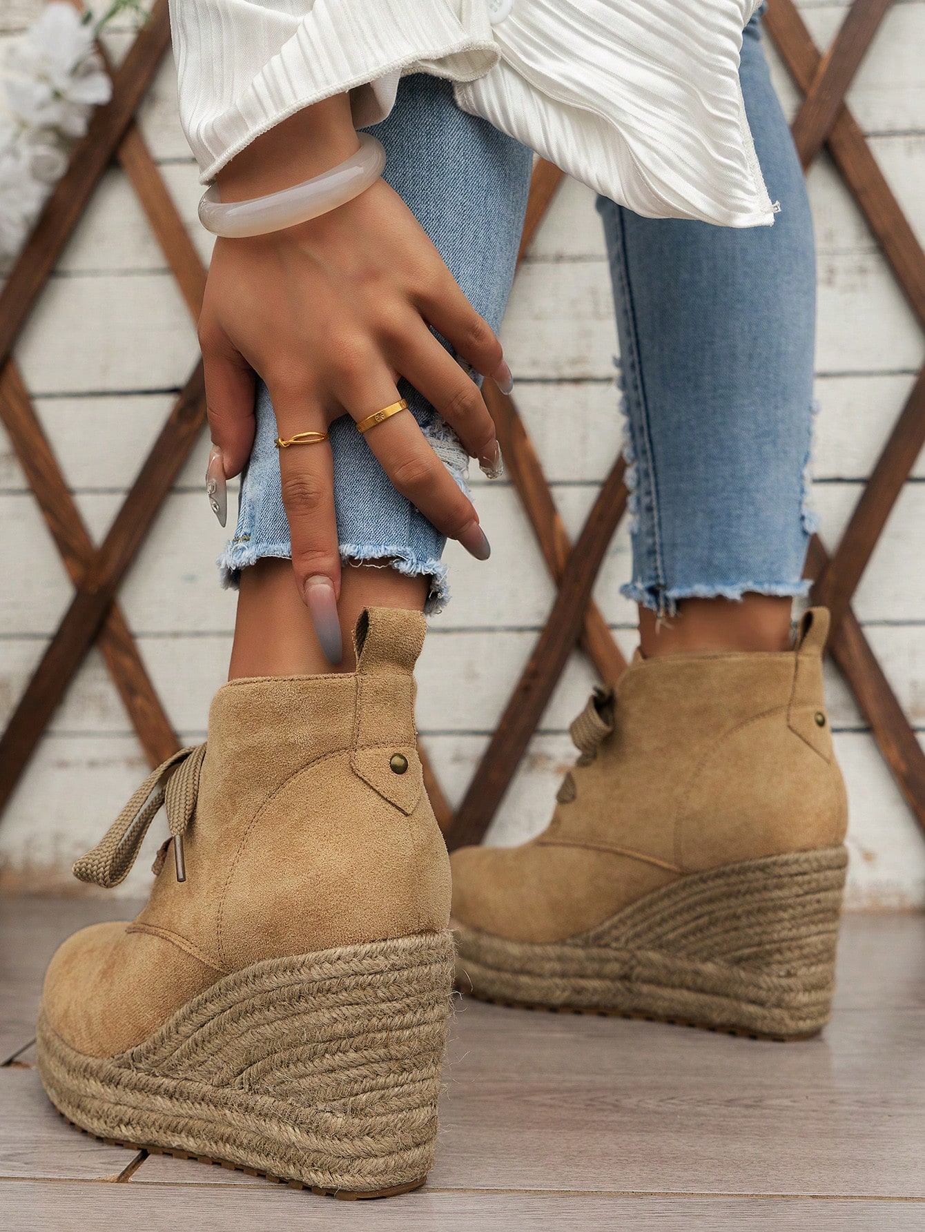 In Khaki Women Ankle Boots & Booties