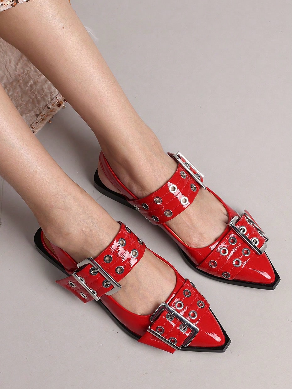 In Red Women Pumps