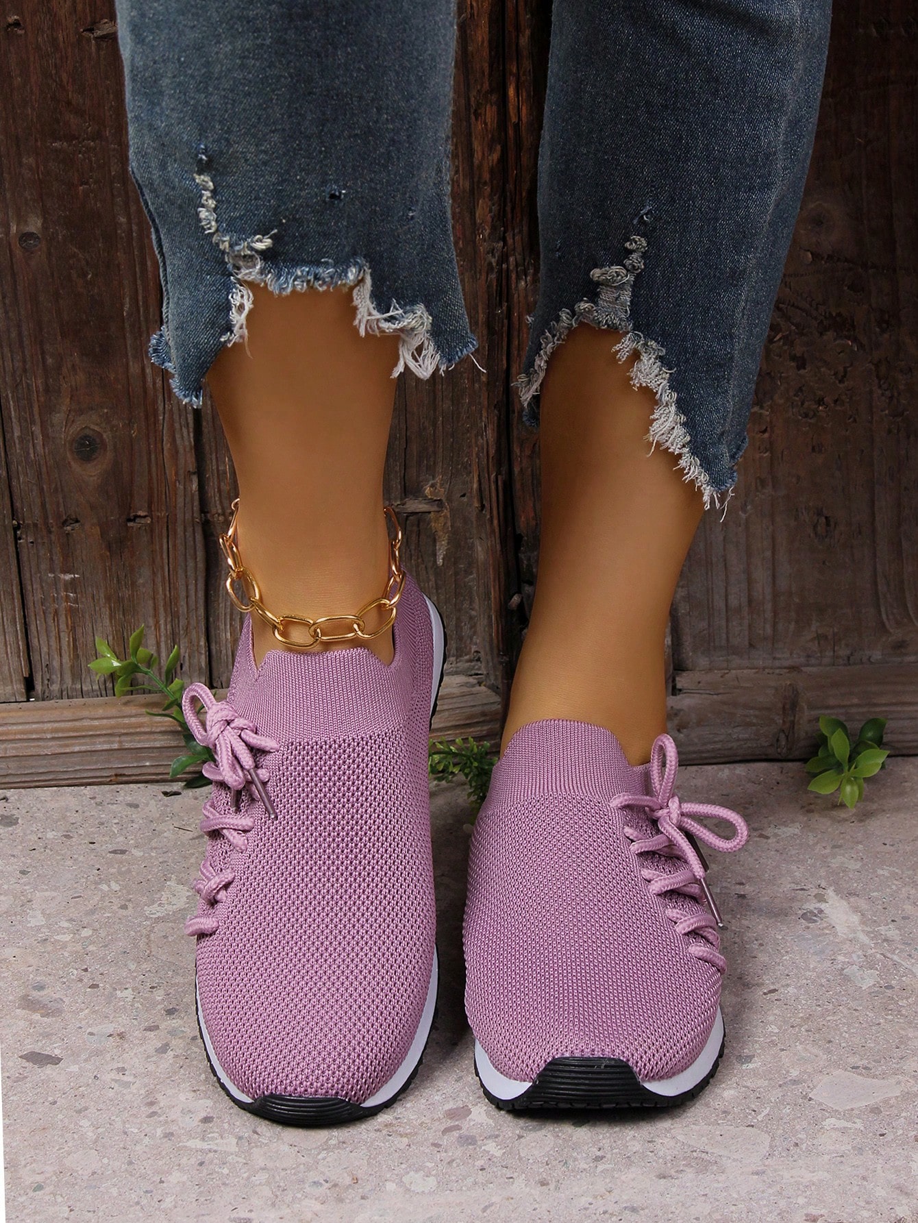 In Mauve Purple Women Shoes