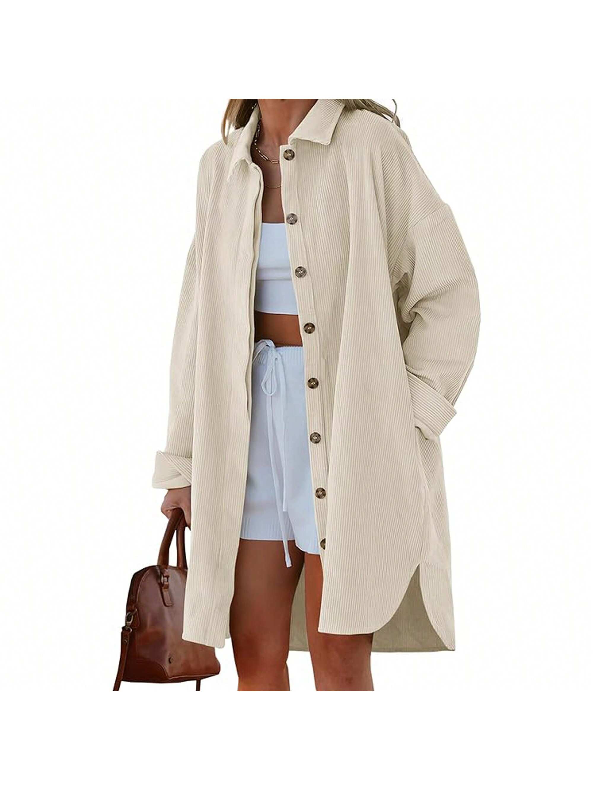 In Beige Women Outerwear