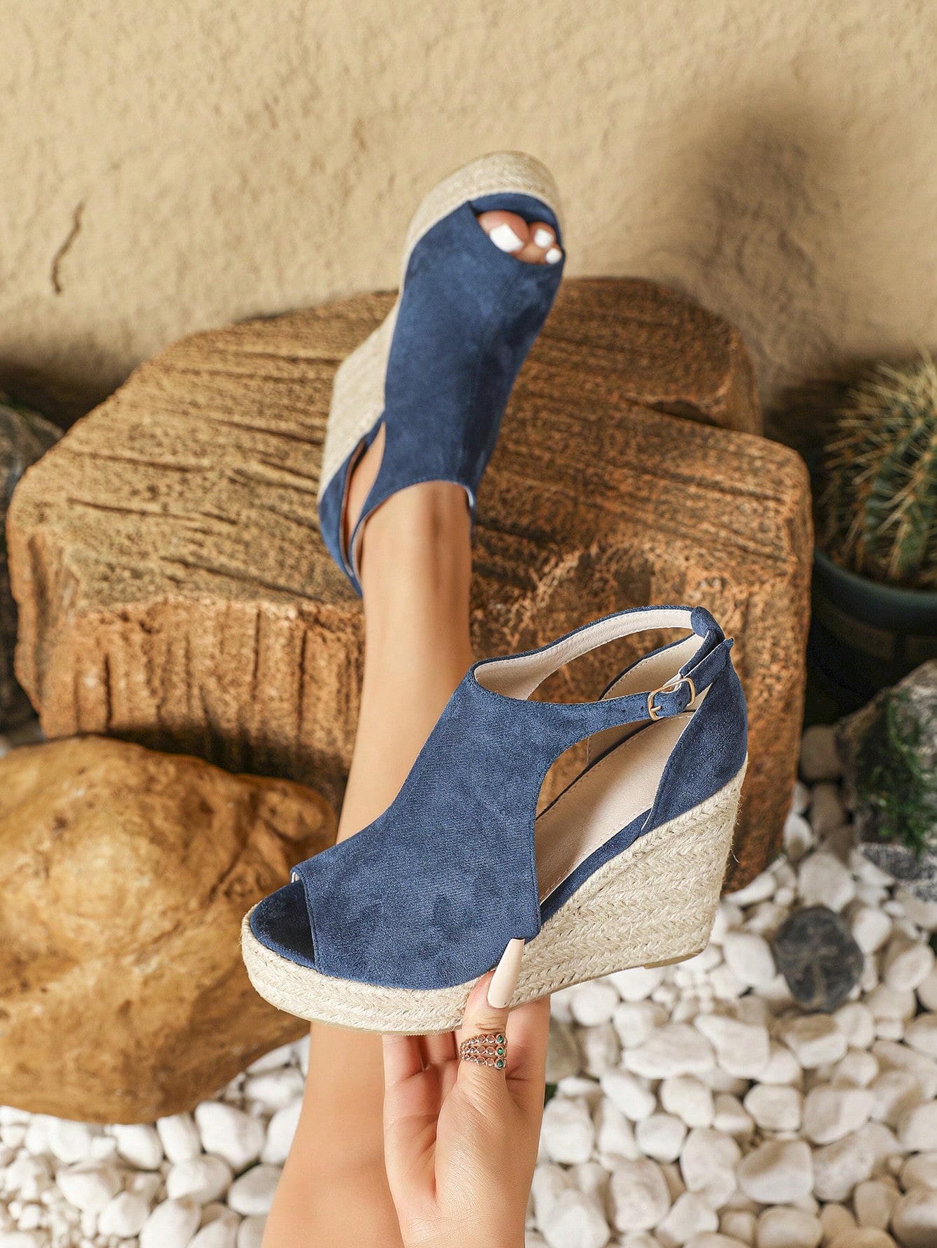 In Blue Women Platforms & Wedge Sandals