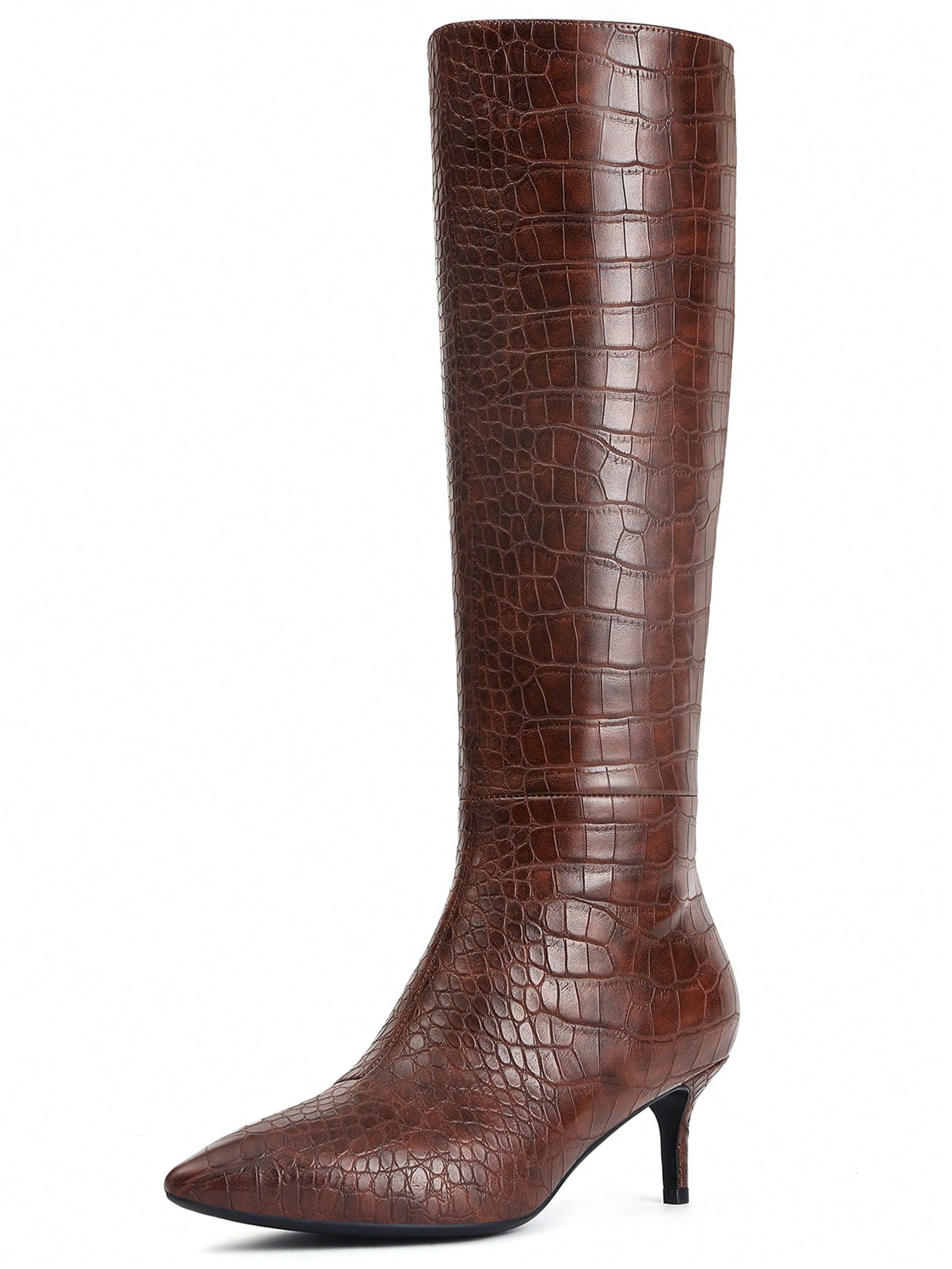 In Brown Women Knee-High Boots