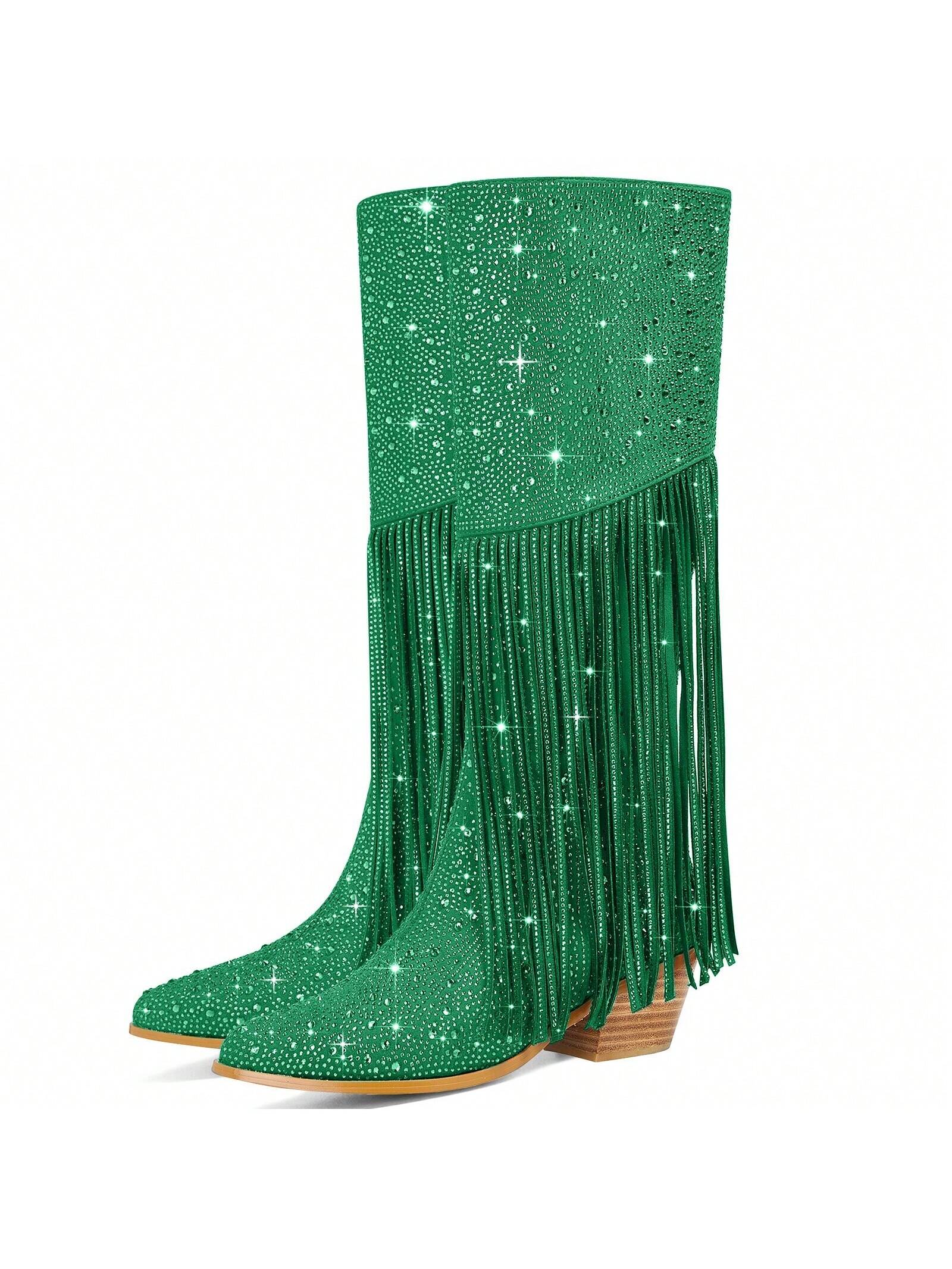 In Green Women Fashion Boots