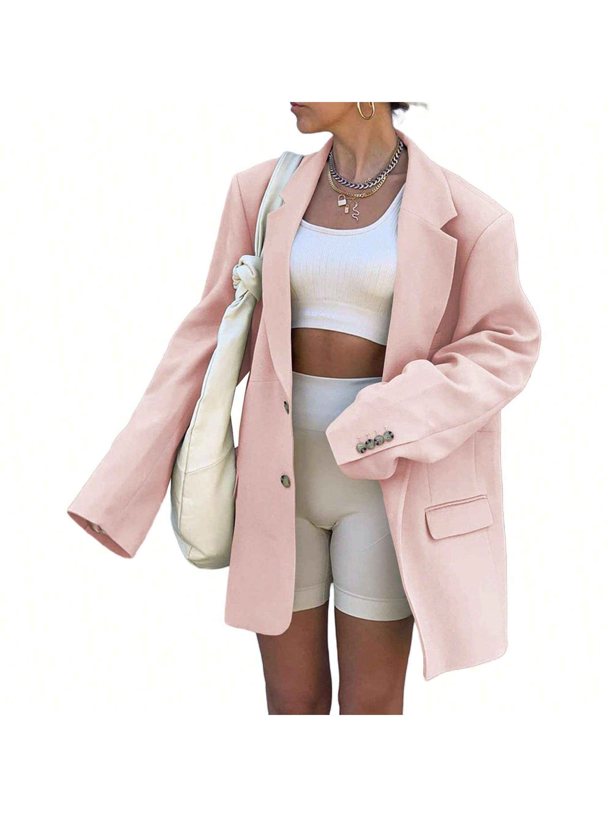 In Pink Women Blazers