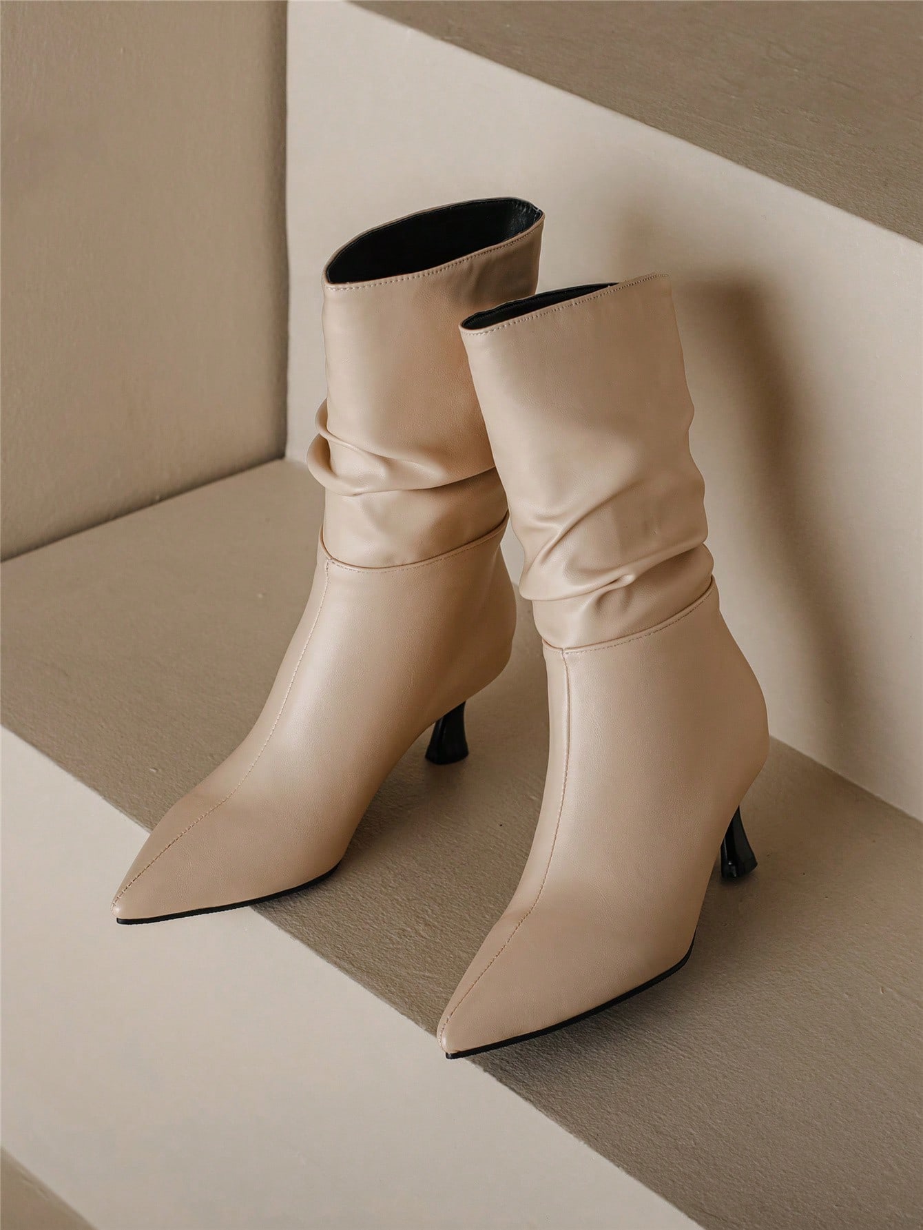 In Apricot Women Fashion Boots