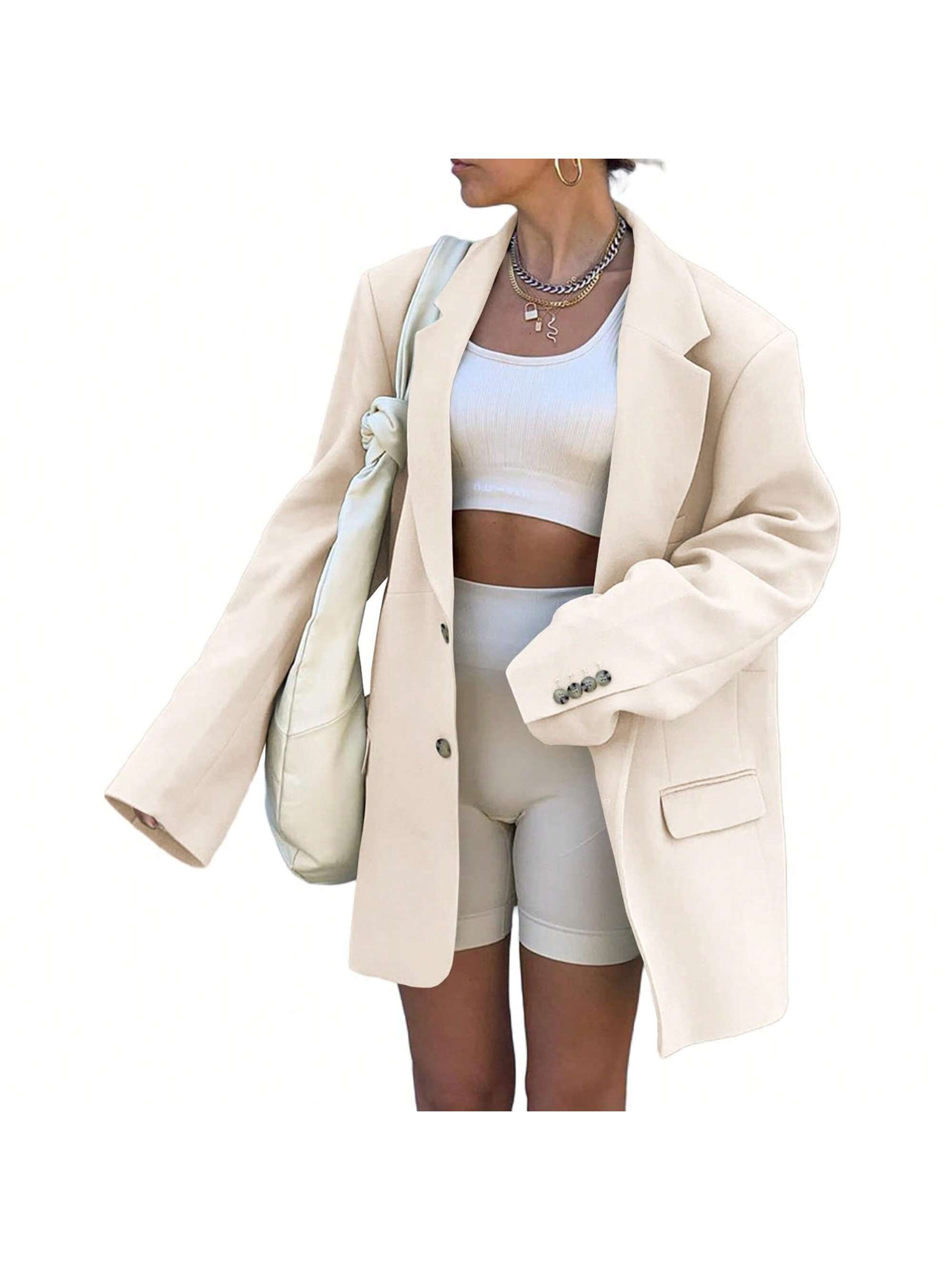 In Beige Women Suits