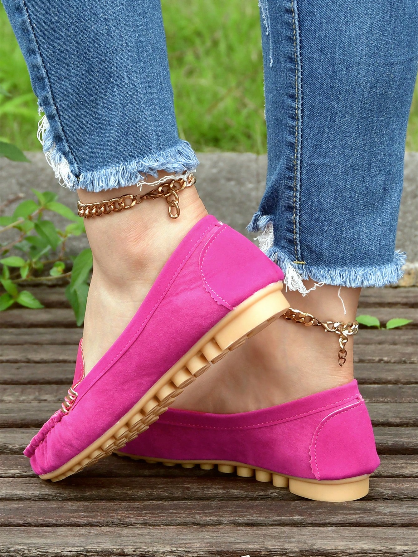 In Hot Pink Women Flats