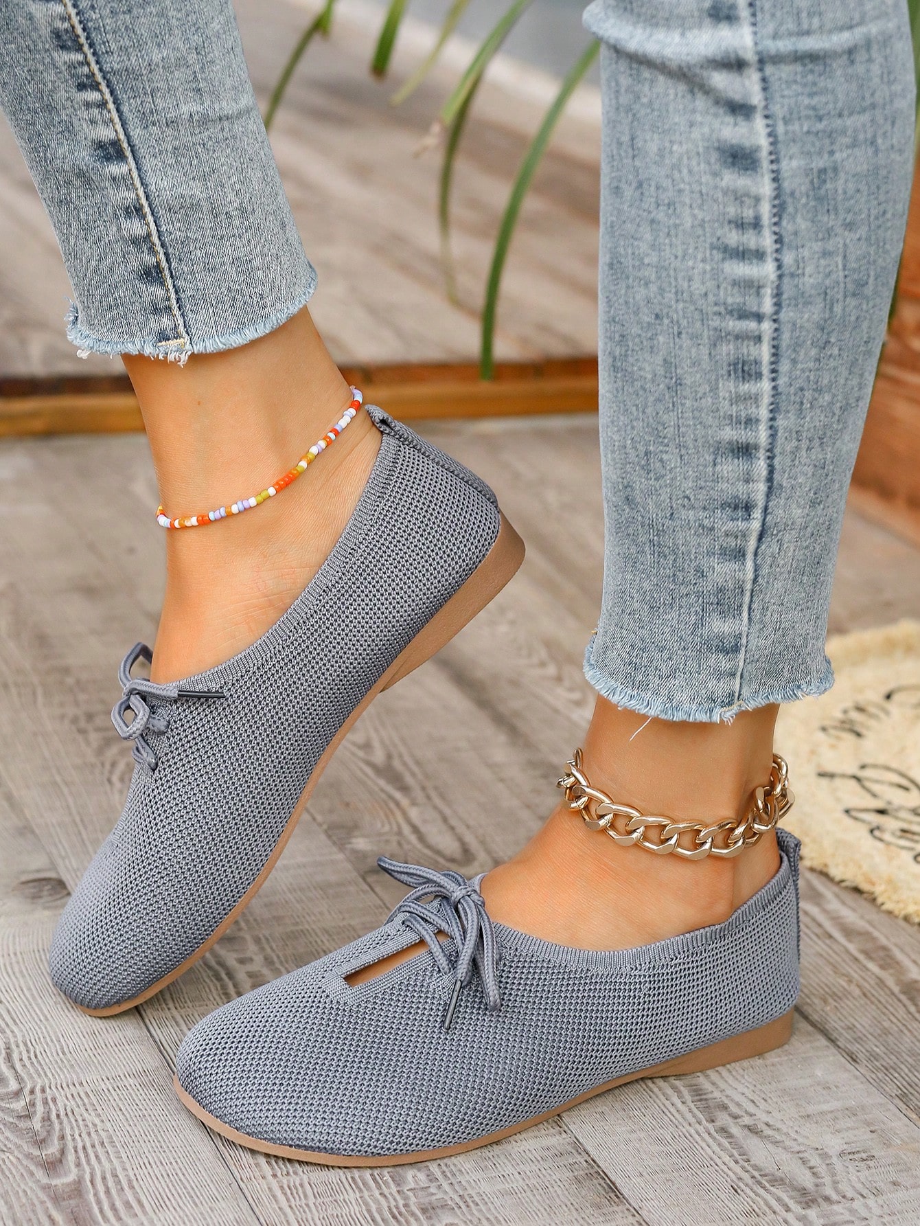 In Light Grey Women Shoes