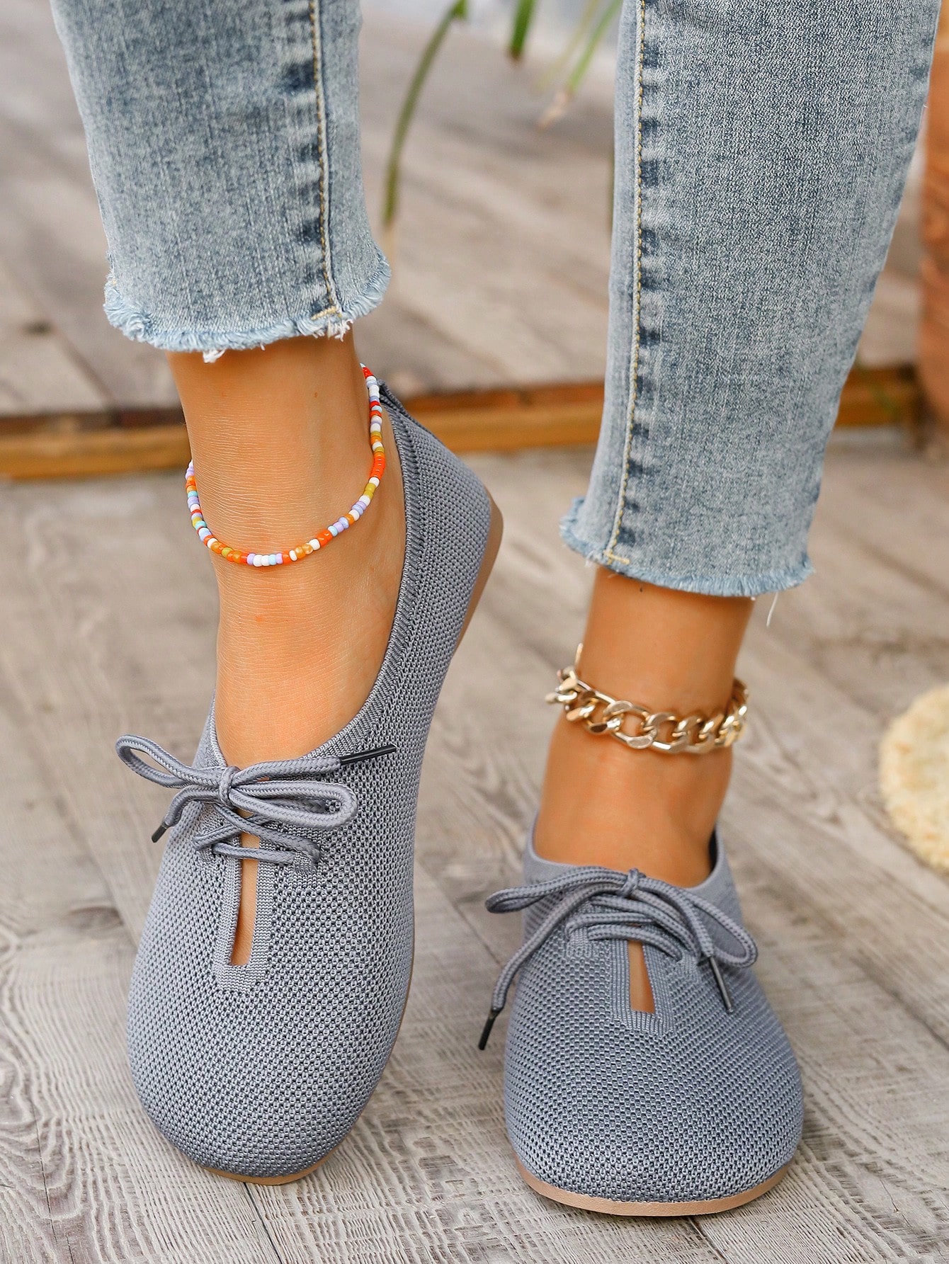 In Light Grey Women Shoes