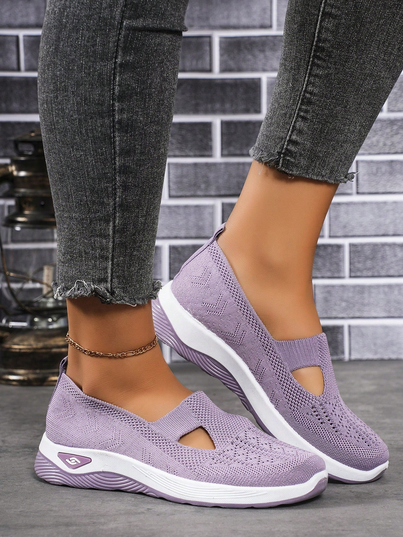 In Mauve Purple Women Shoes