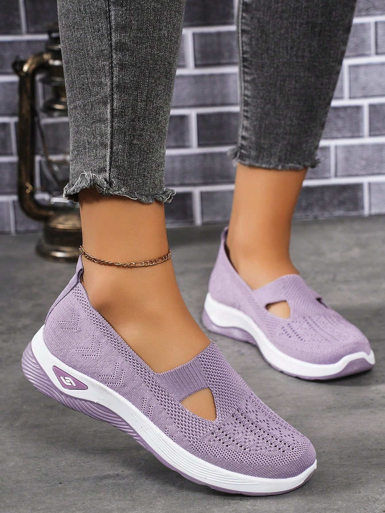 In Mauve Purple Women Shoes