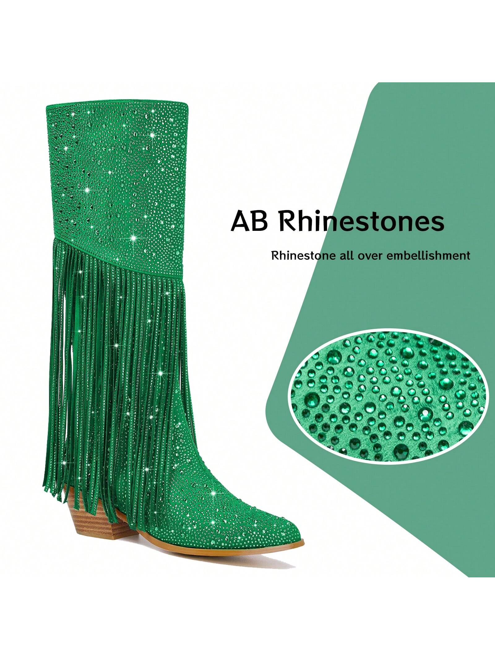 In Green Women Fashion Boots