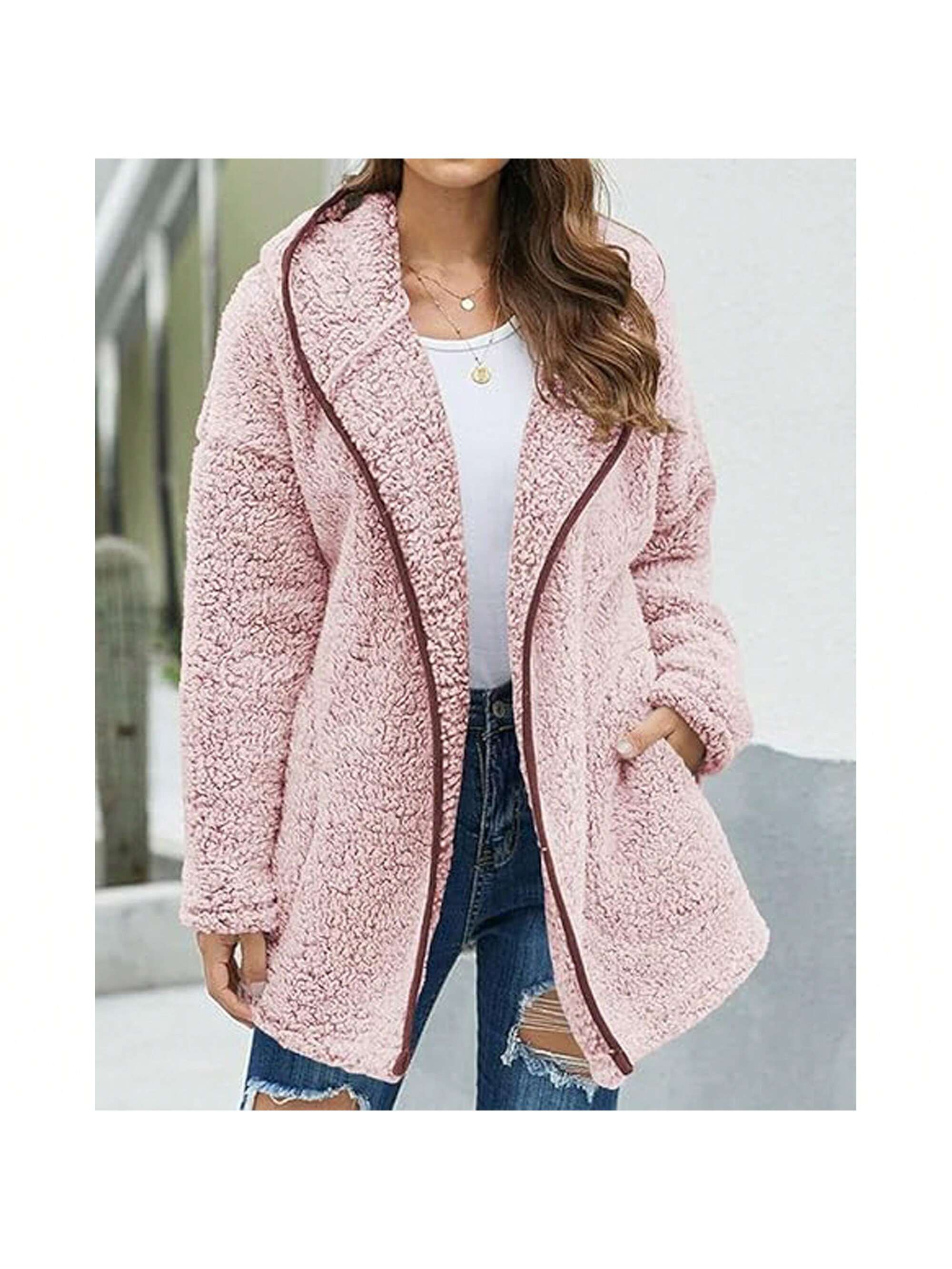 In Pink Women Coats