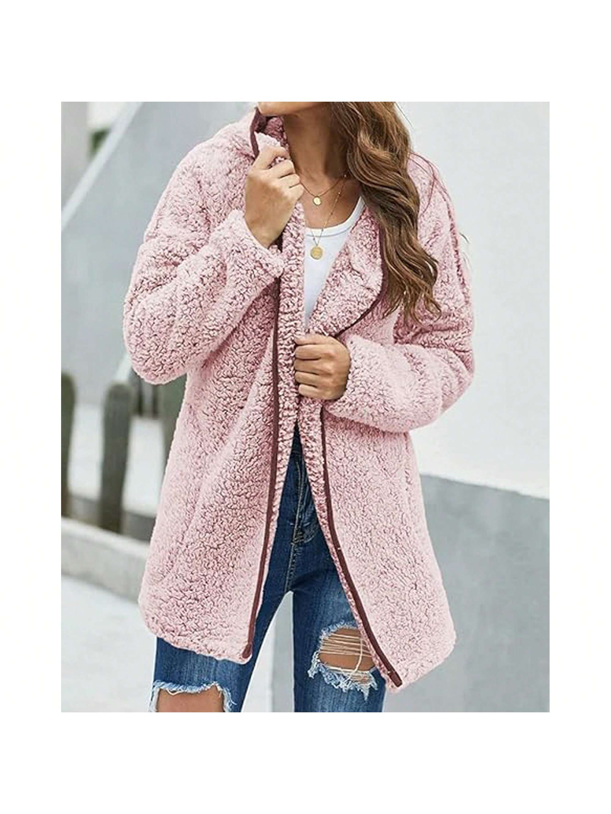 In Pink Women Coats