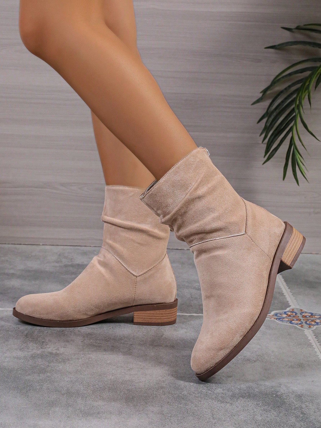 In Apricot Women Fashion Boots