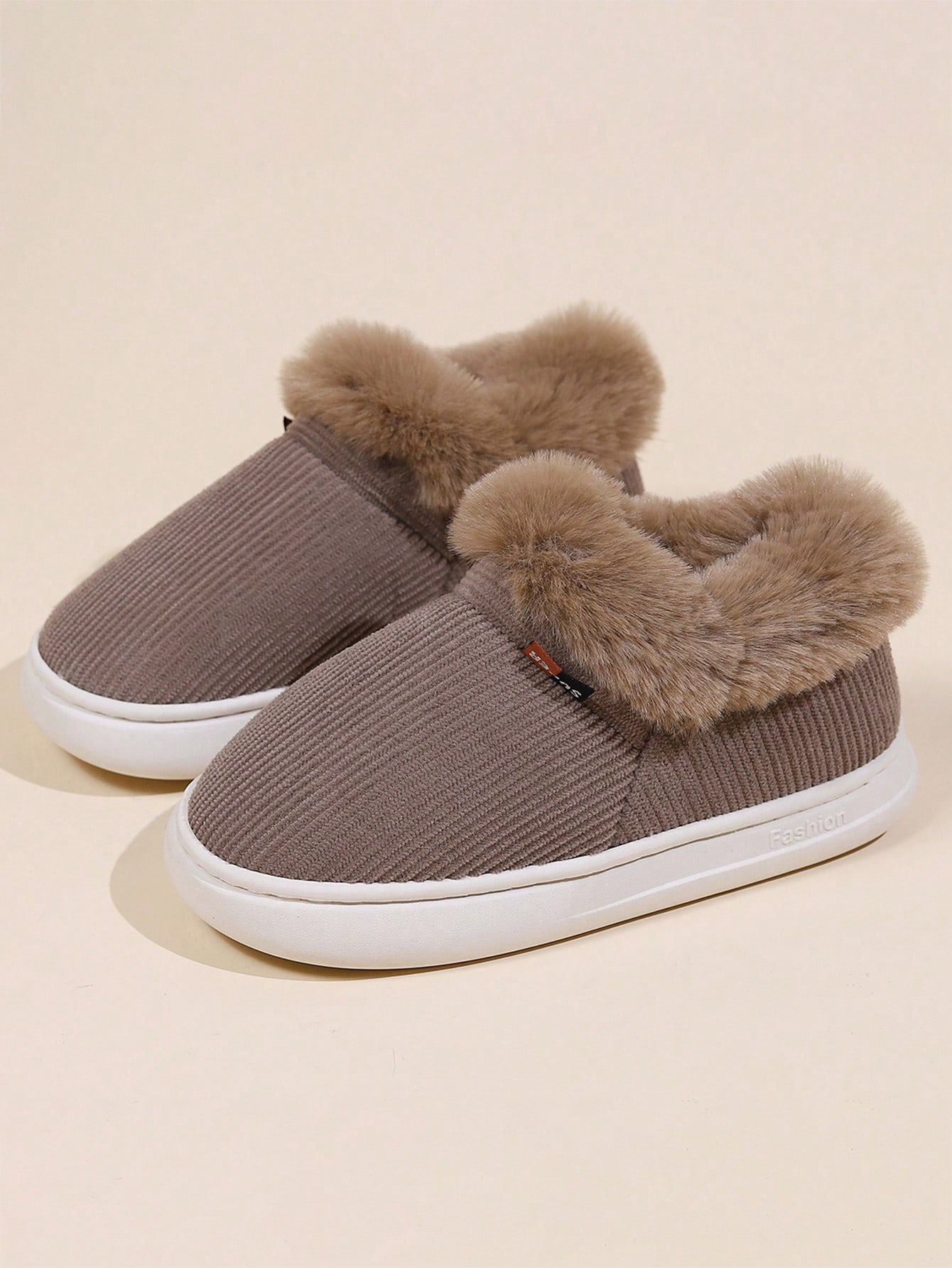 In Khaki Women Home Slippers