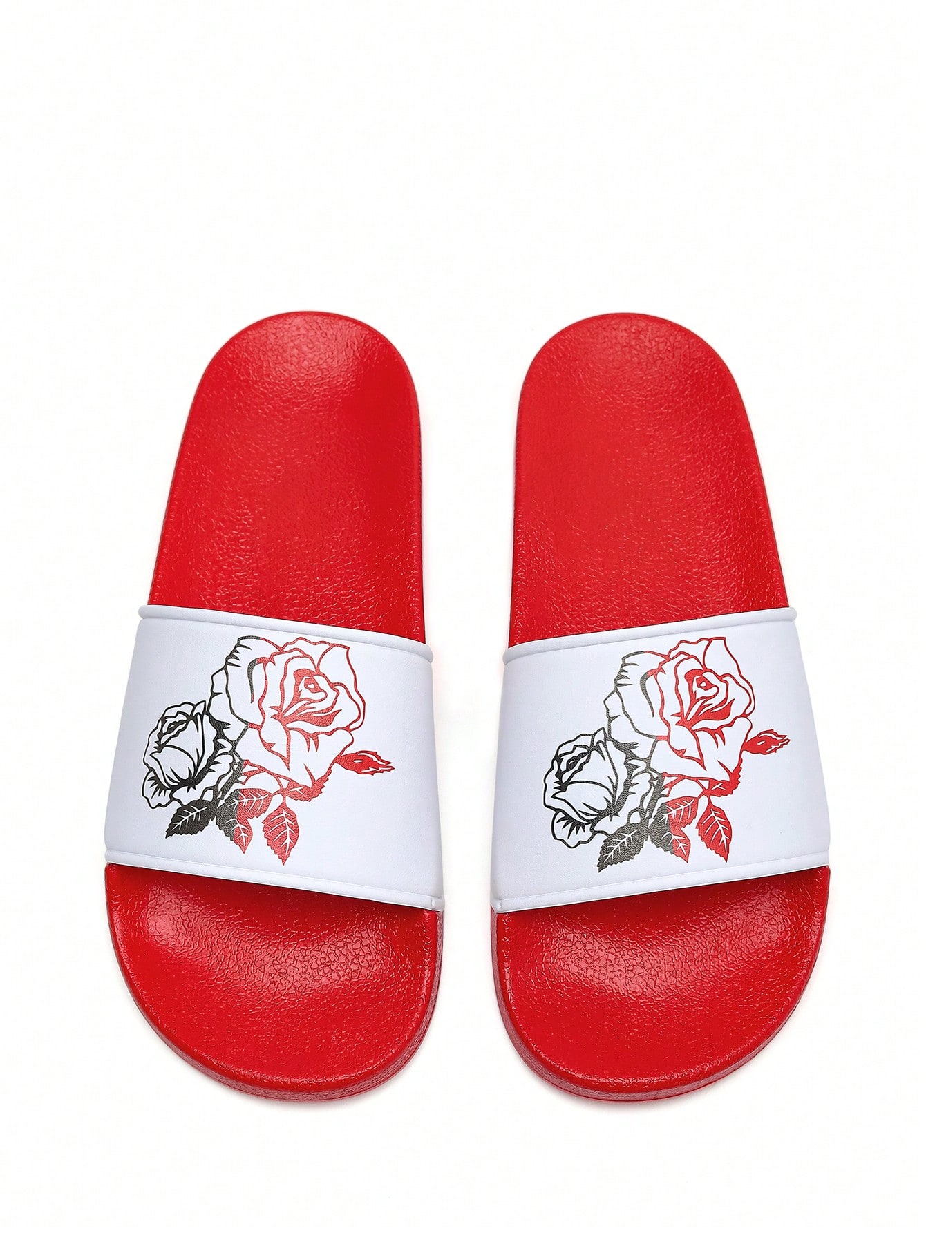 In Red and White Women Shoes