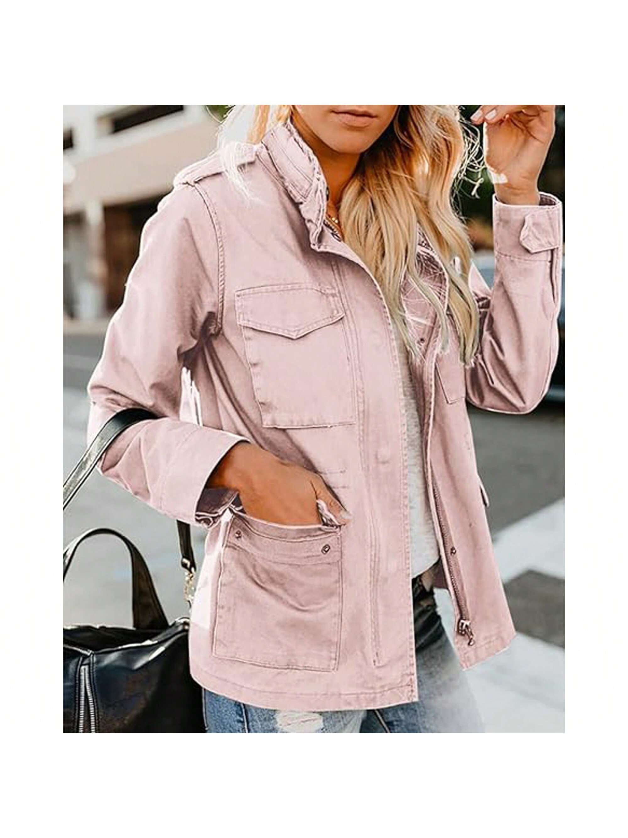 In Pink Women Coats