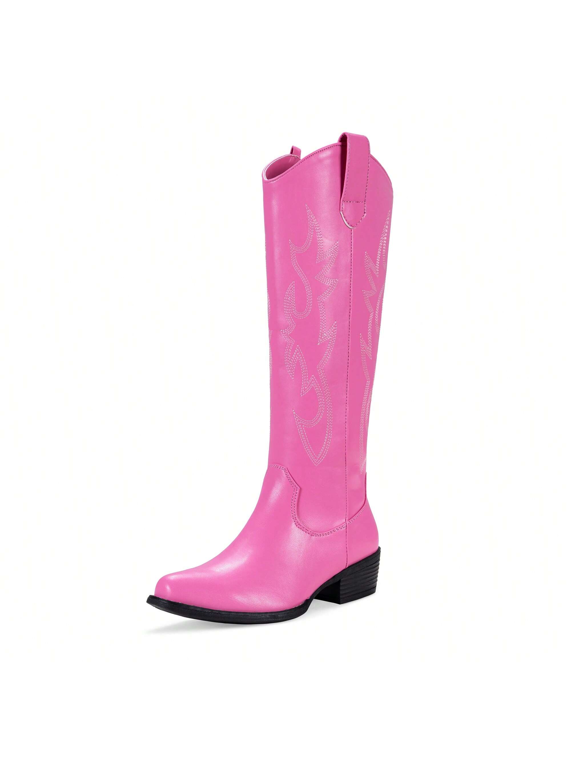 In Pink Women Knee-High Boots