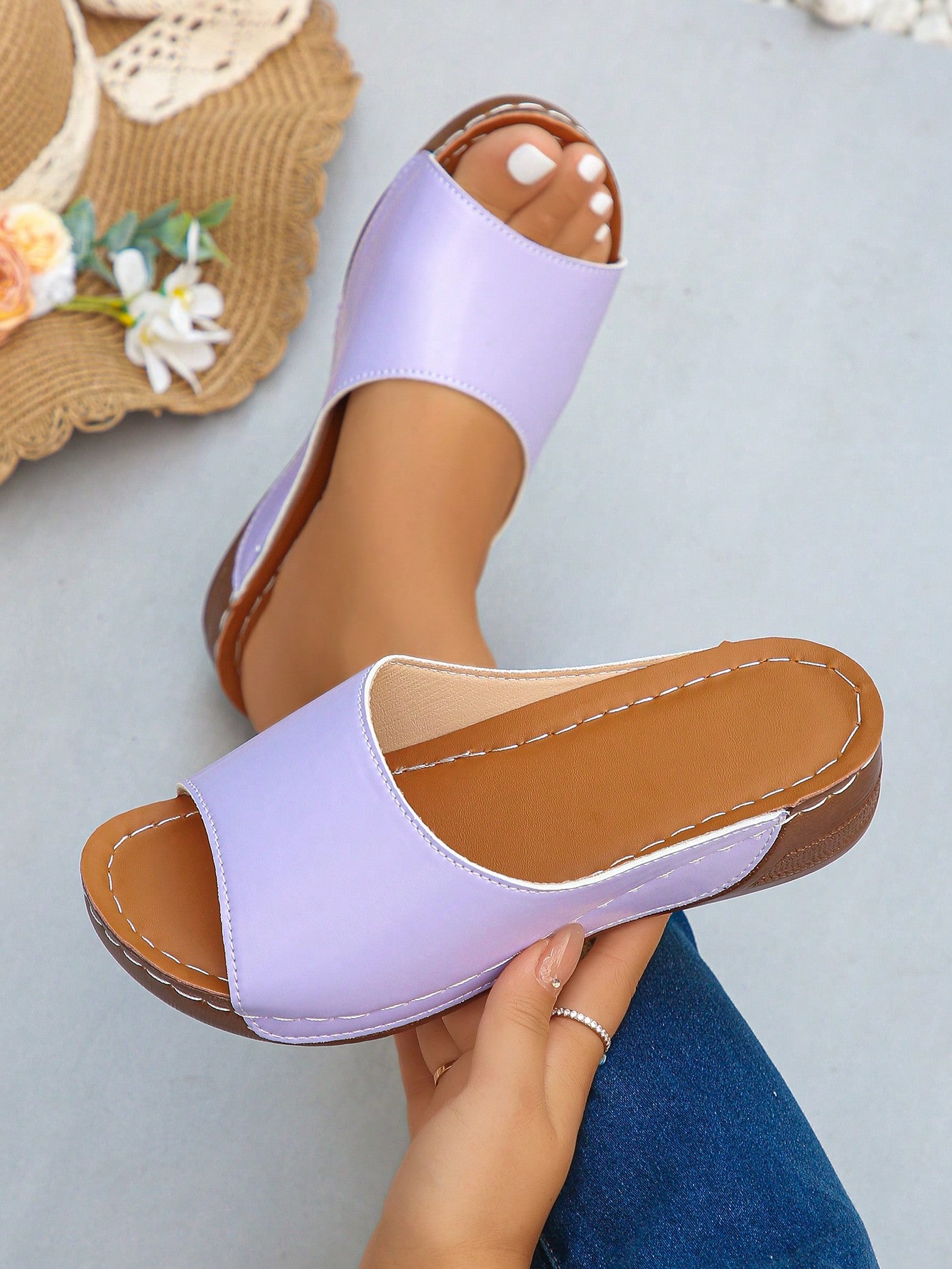 In Mauve Purple Women Shoes