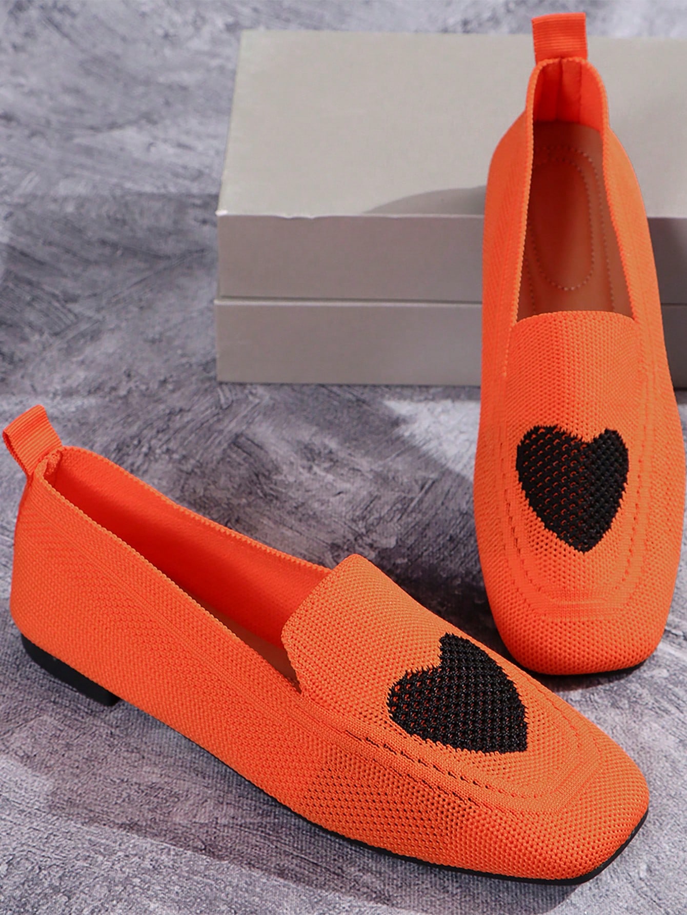 In Orange Women Flats