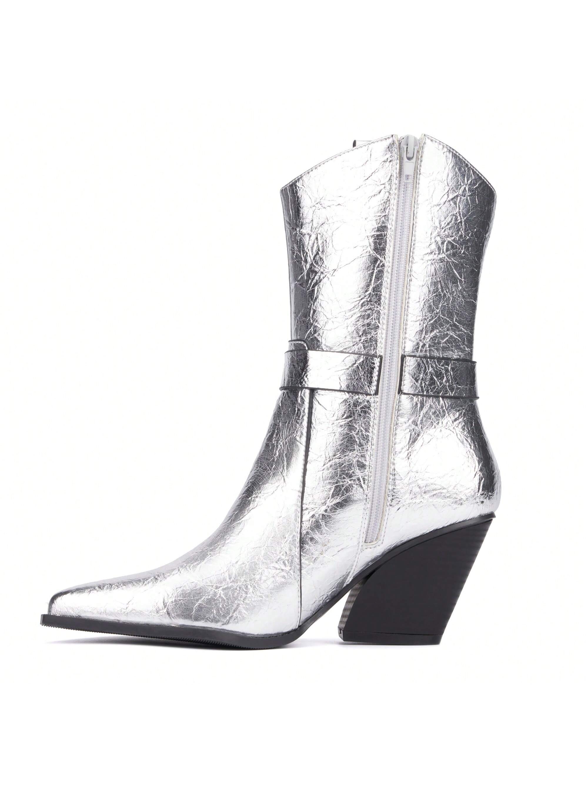 In Silver Women Ankle Boots & Booties