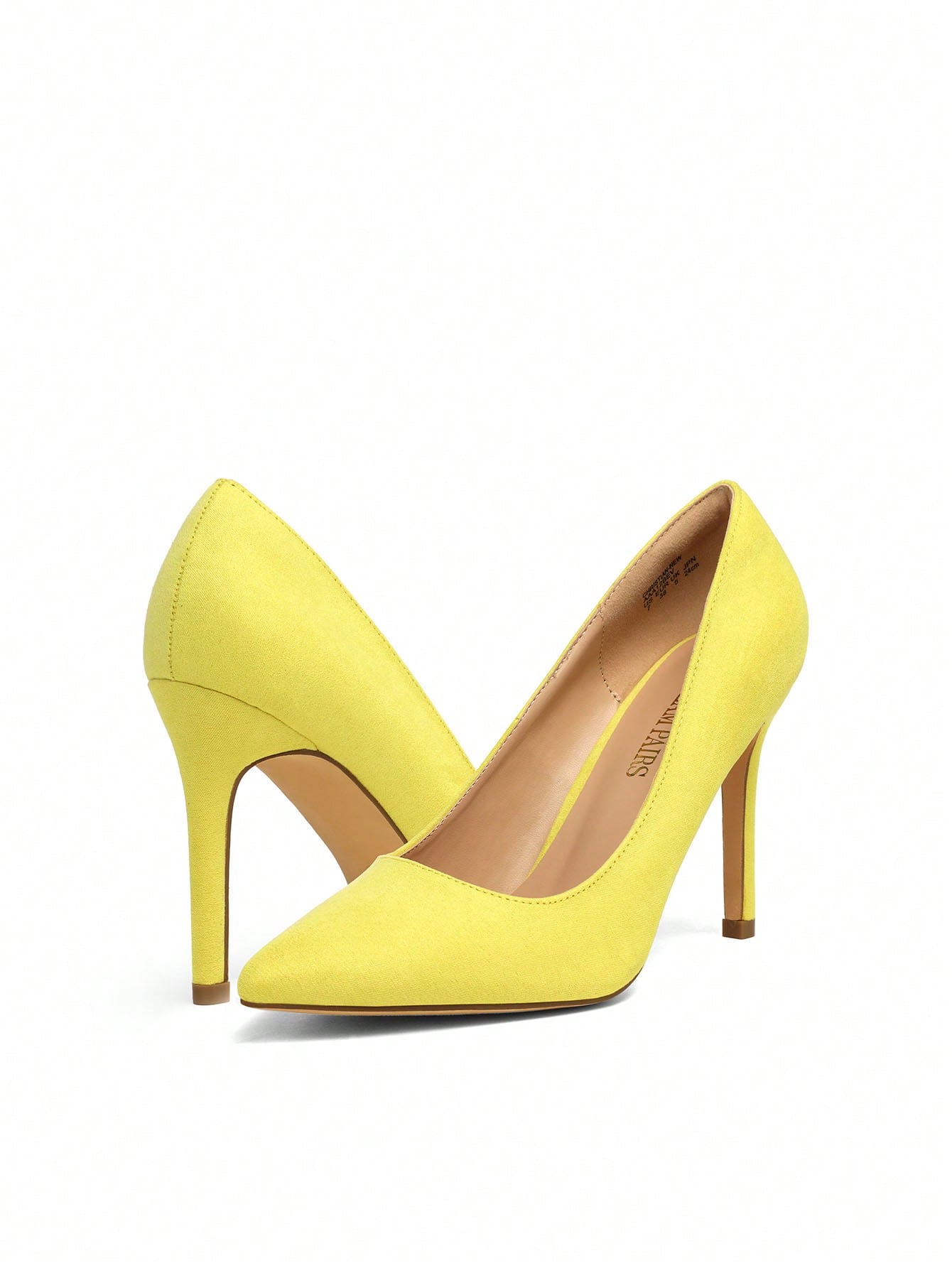 In Yellow Women Pumps