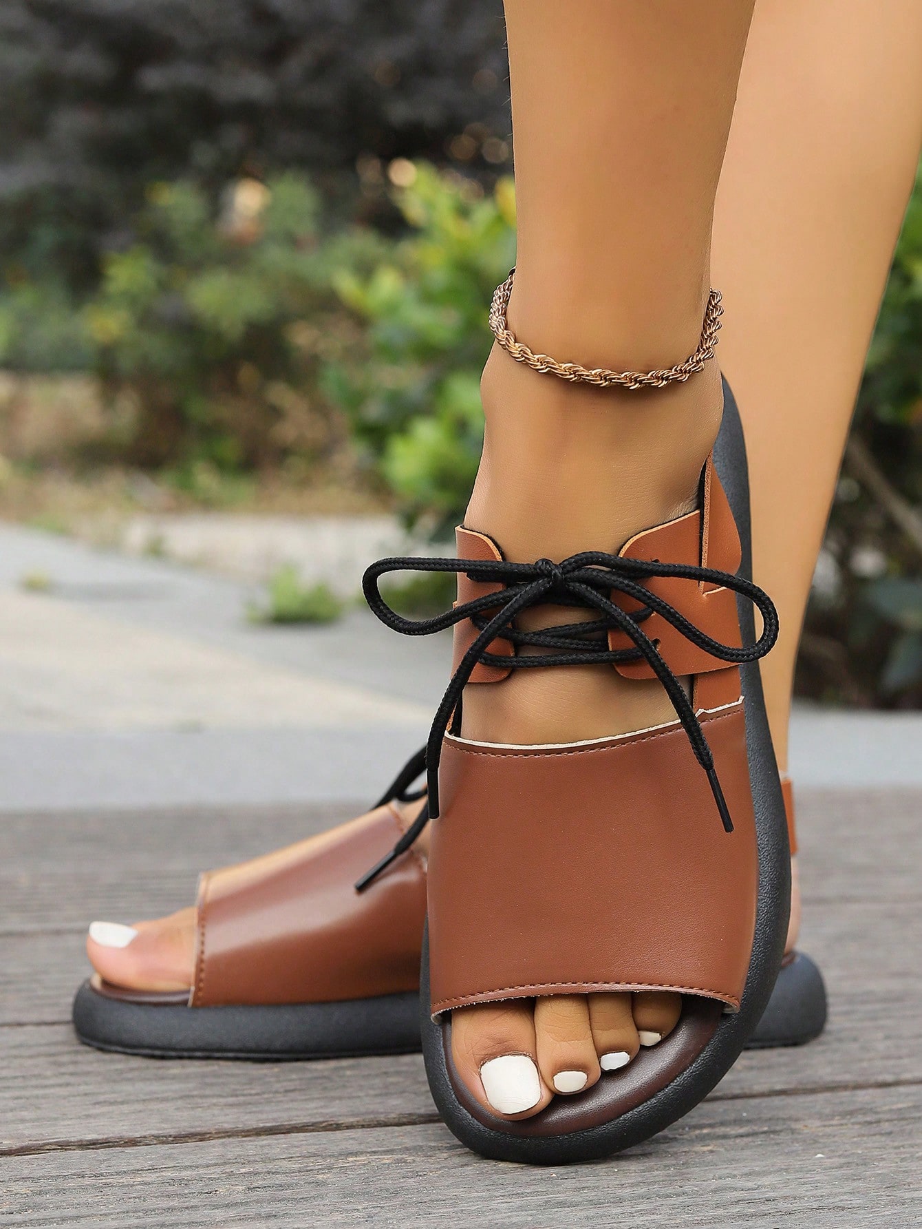 In Brown Women Wedges & Flatform