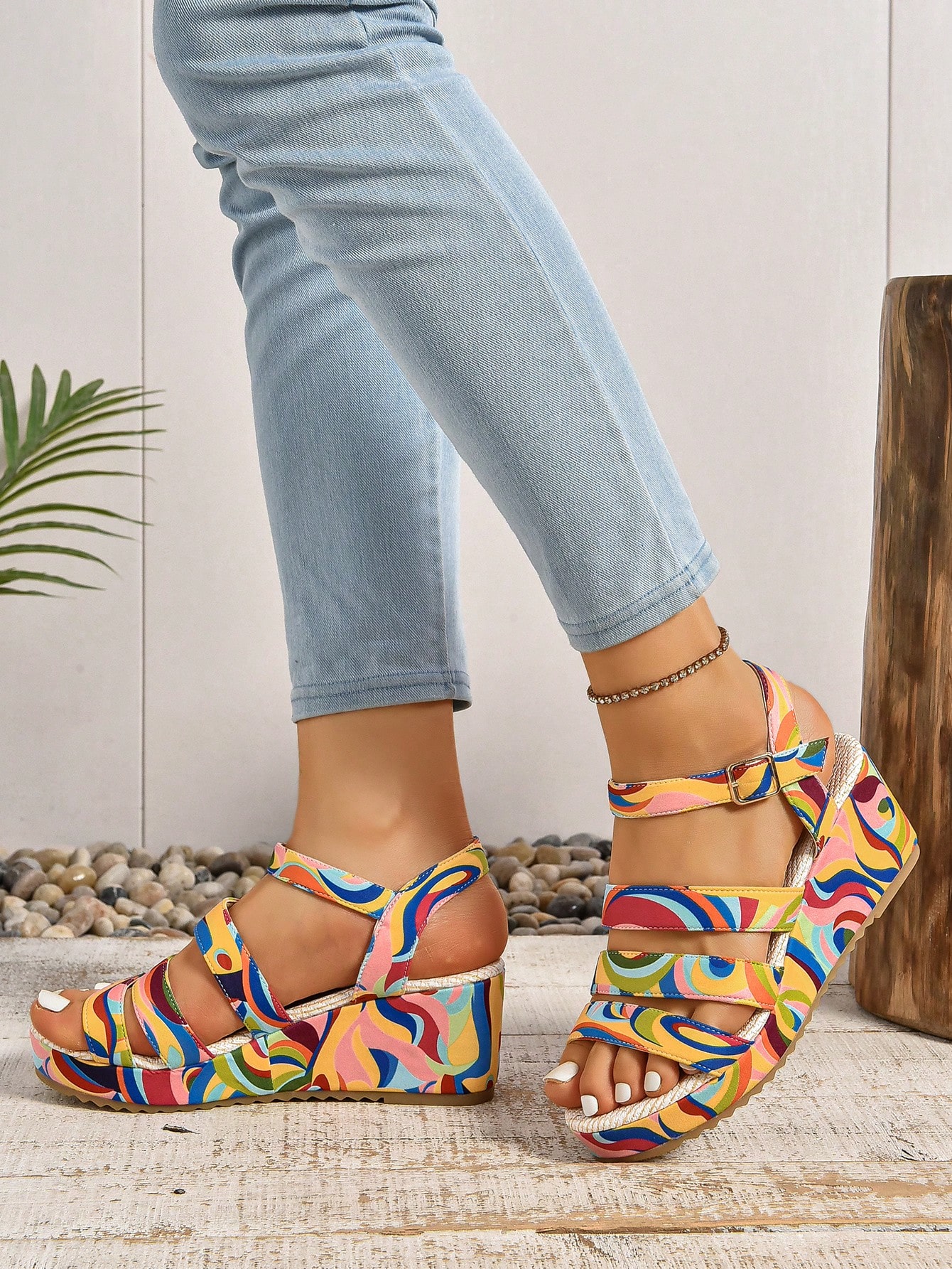 In Multicolor Women Wedges & Flatform