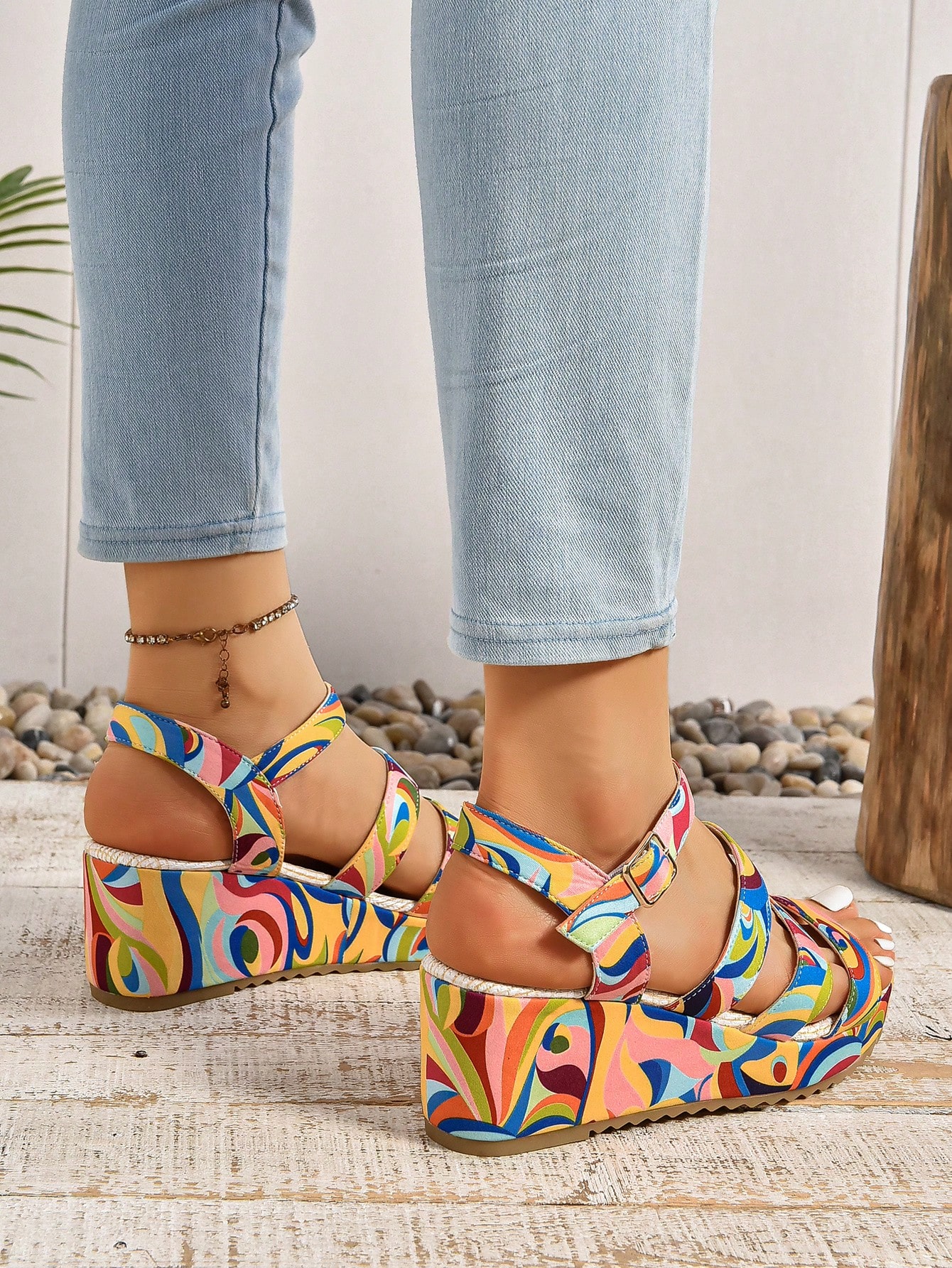 In Multicolor Women Wedges & Flatform