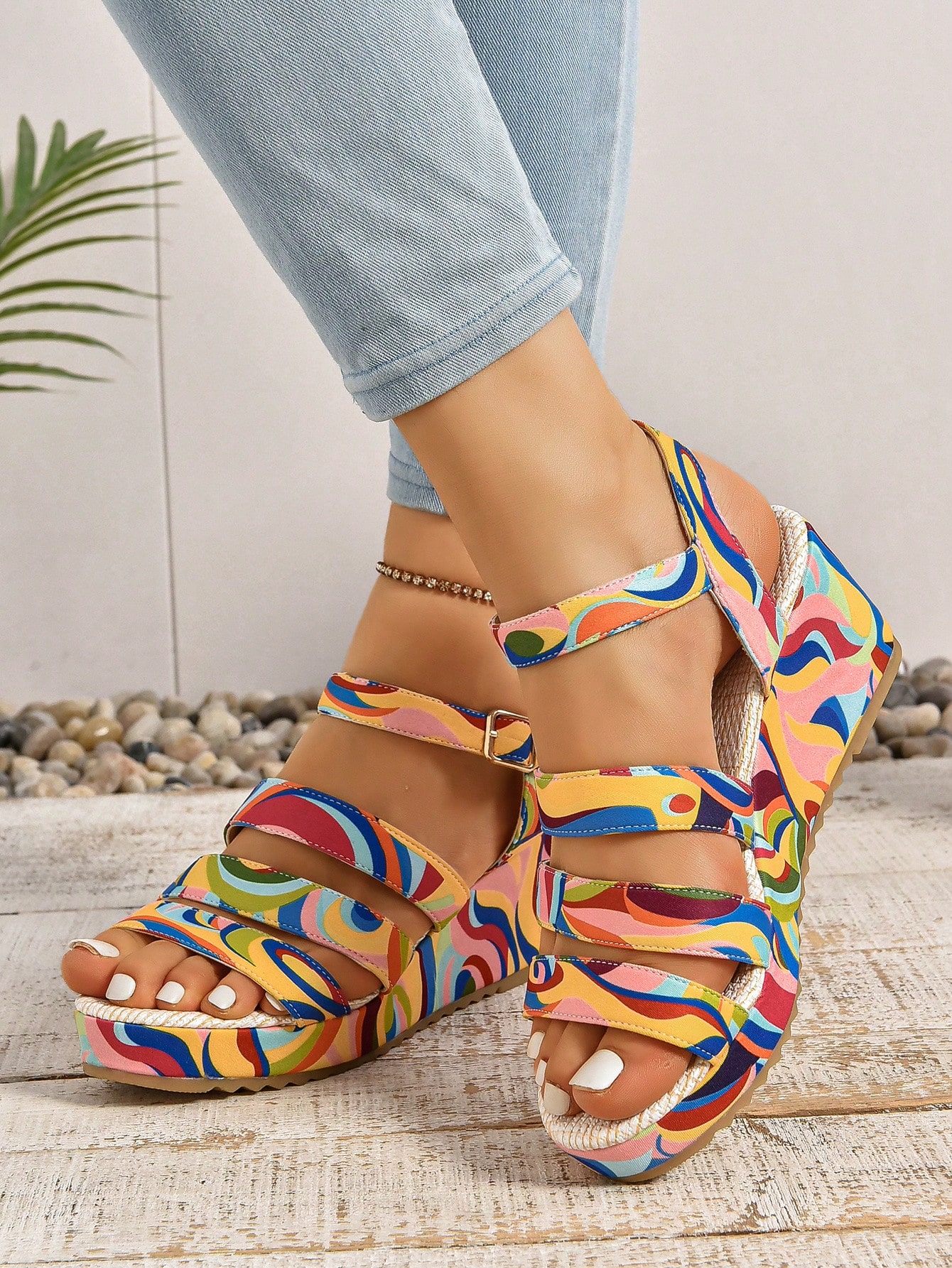 In Multicolor Women Wedges & Flatform