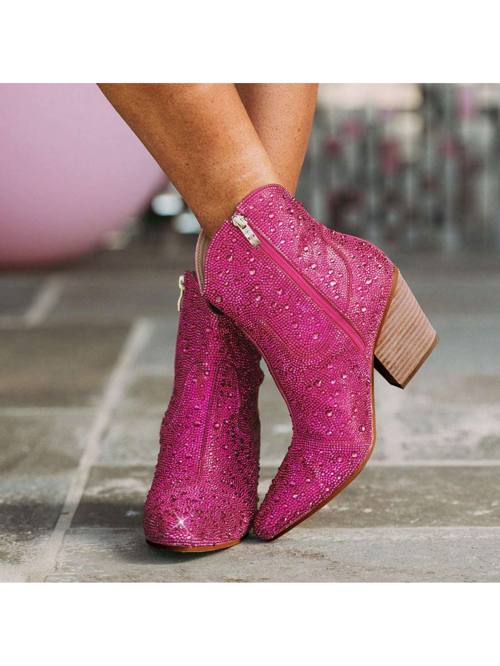 In Hot Pink Women Ankle Boots & Booties