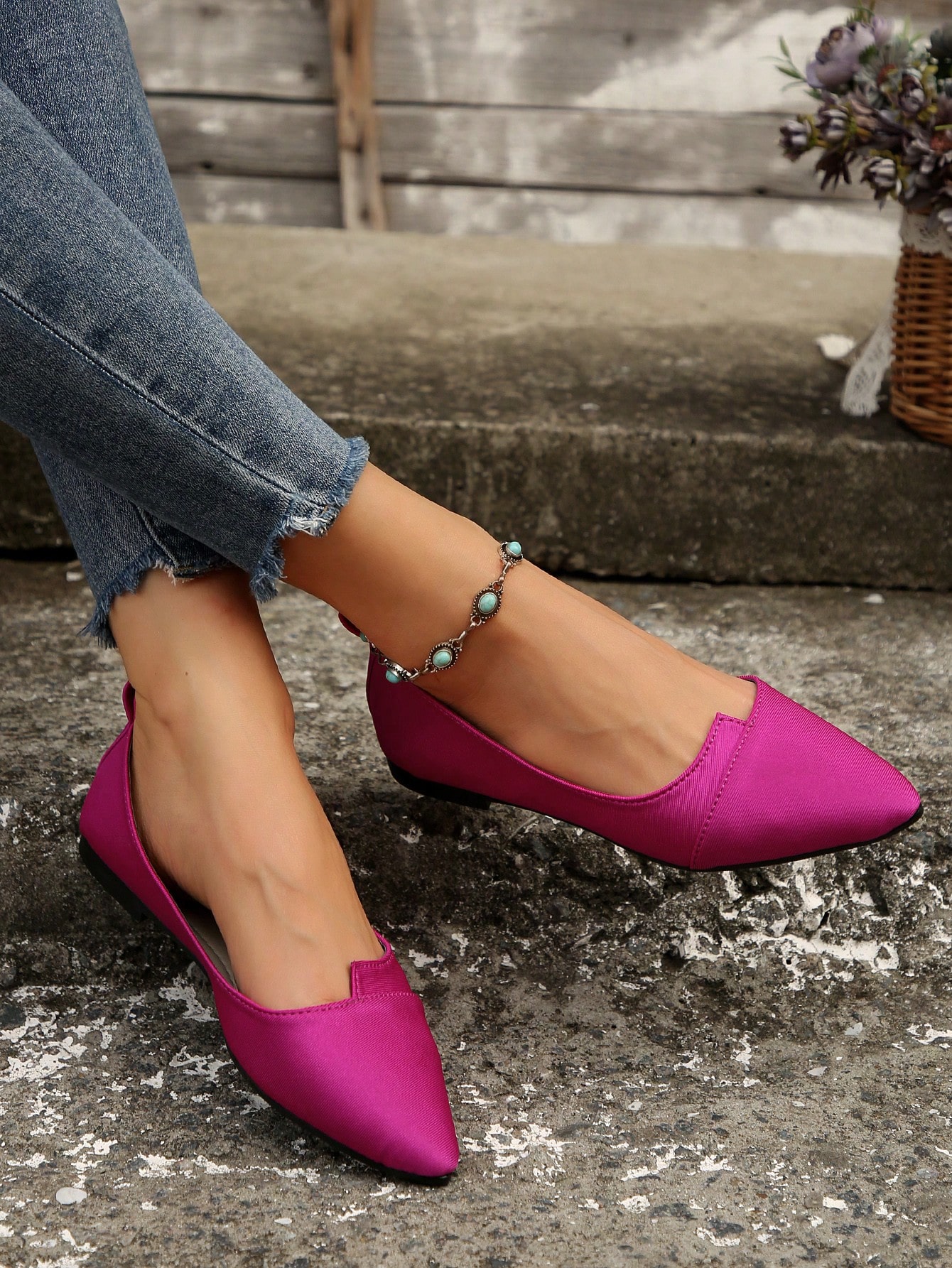 In Hot Pink Women Flats