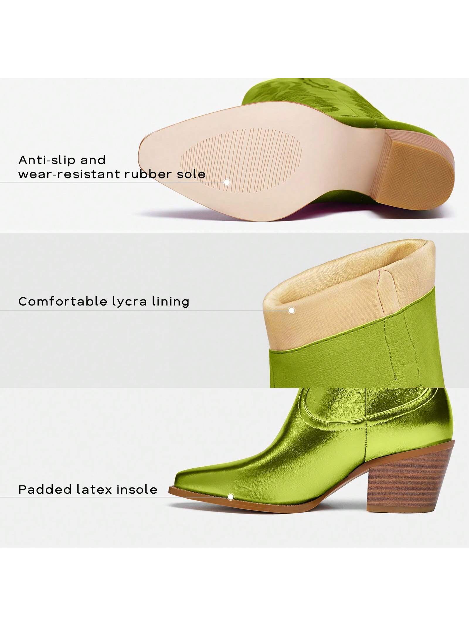 In Green Women Fashion Boots