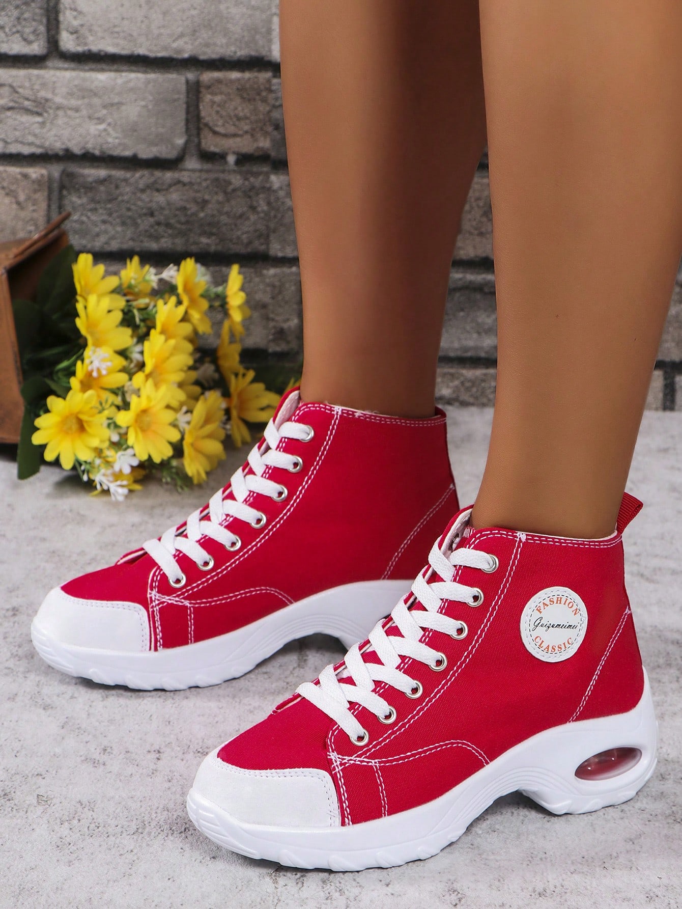 In Red Women Wedges & Flatform