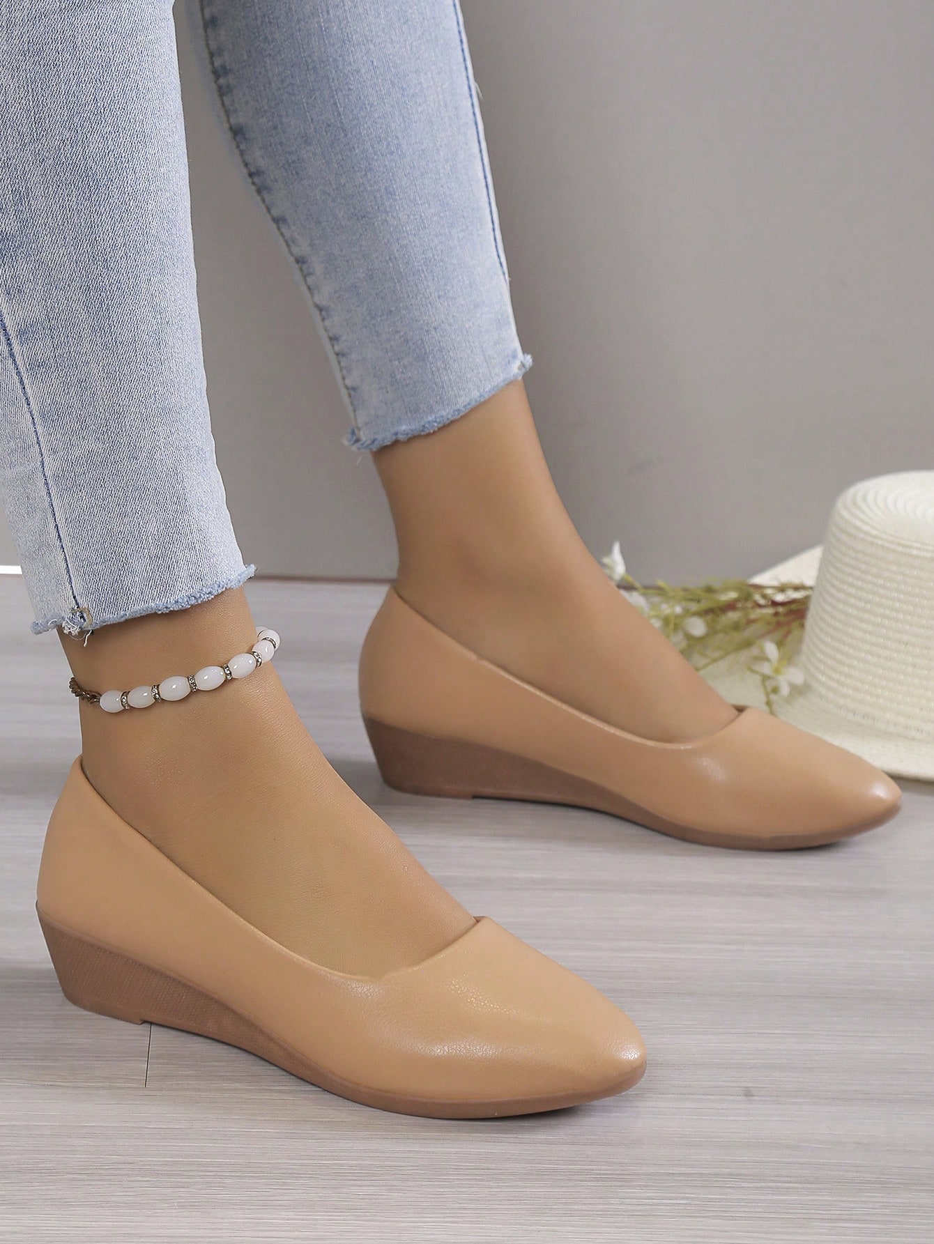 In Khaki Women Wedges & Flatform