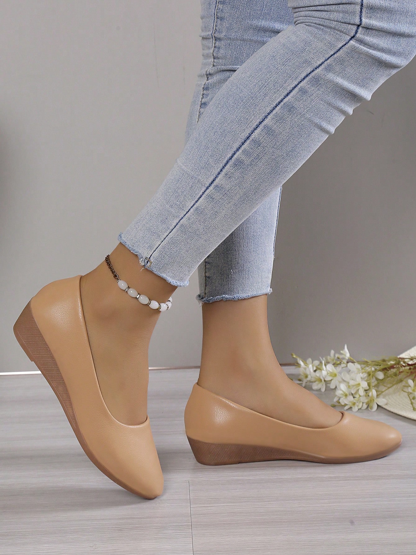 In Khaki Women Wedges & Flatform