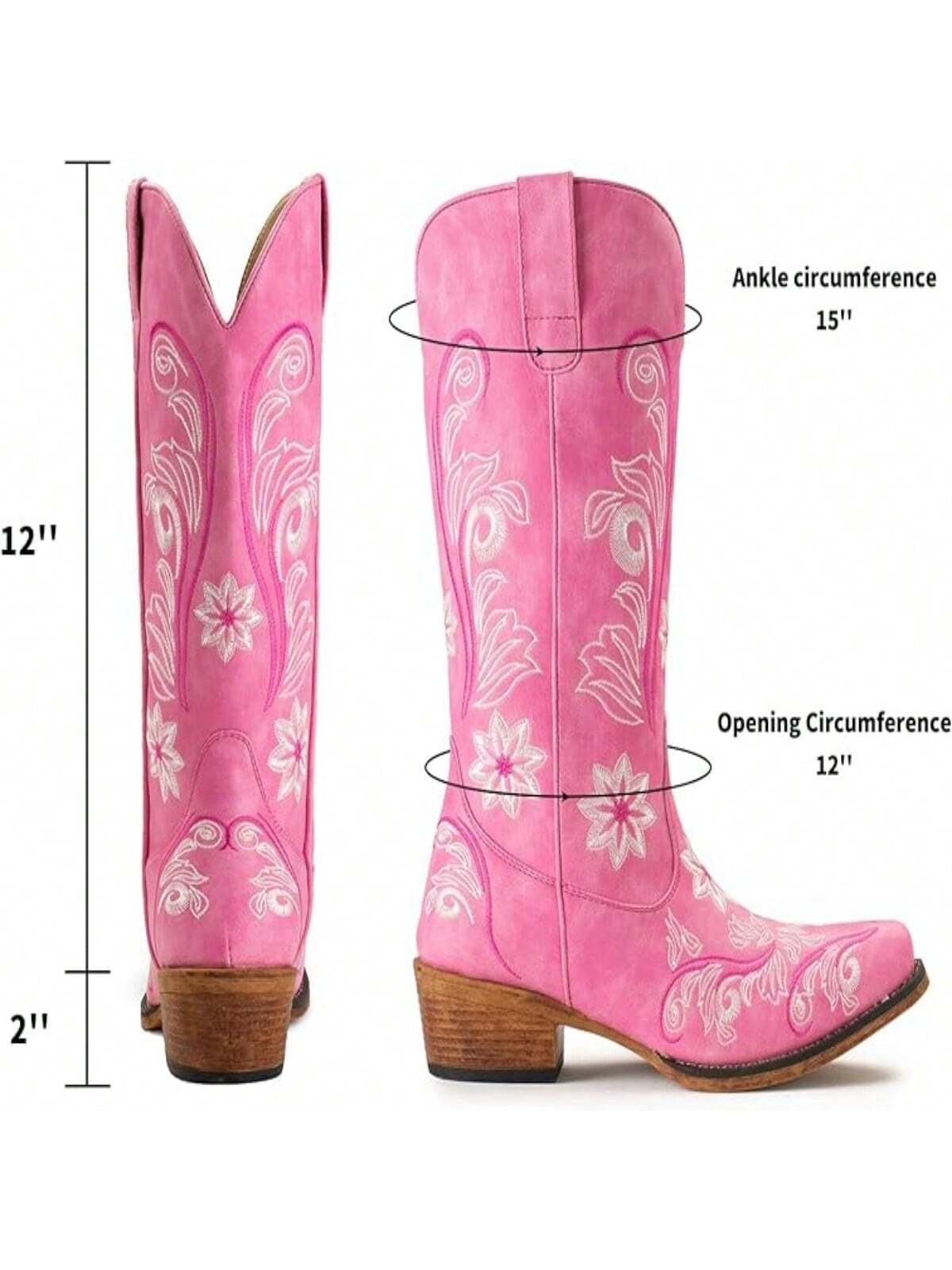 In Pink Women Mid-Calf Boots