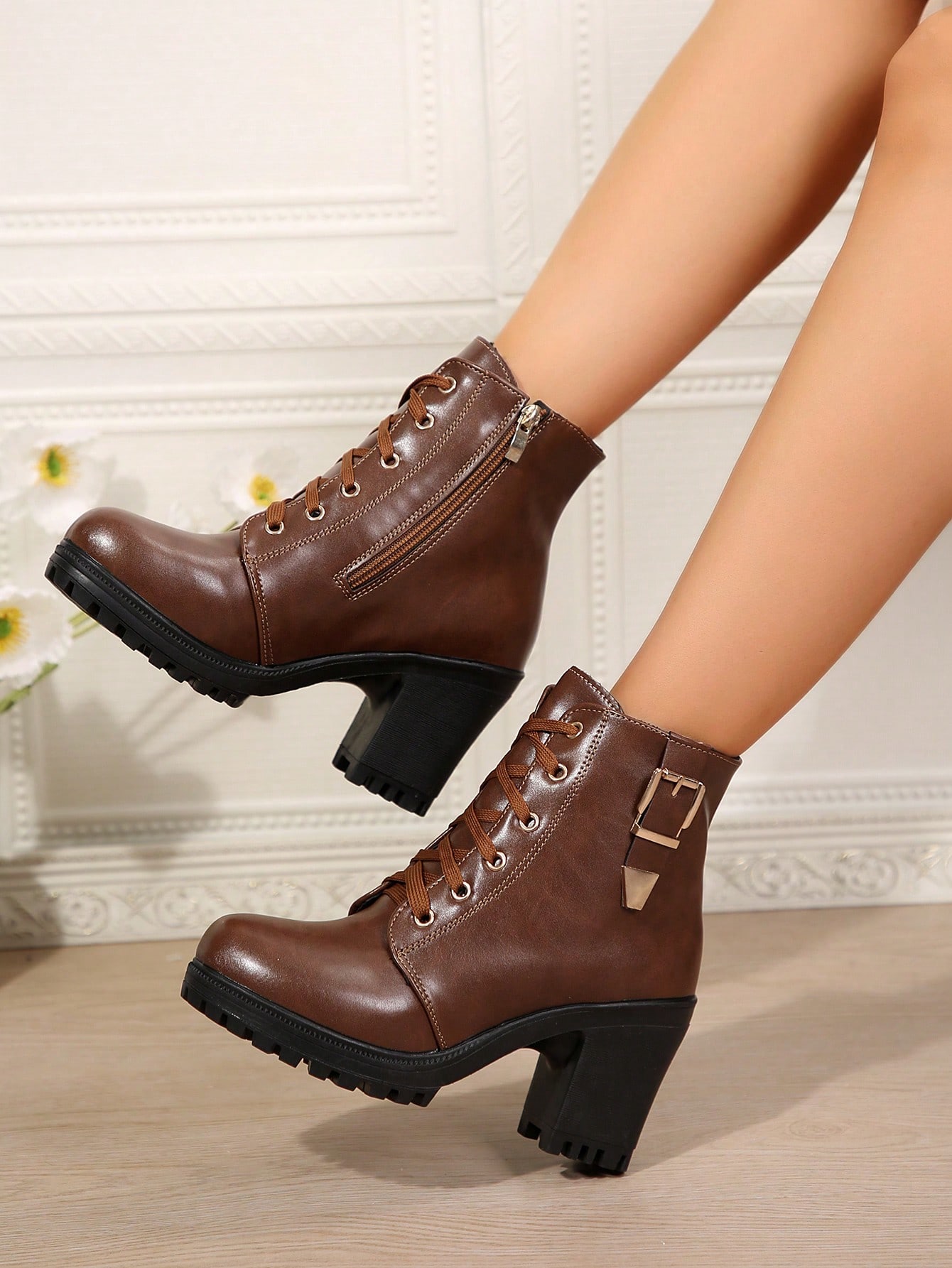 In Brown Women Ankle Boots & Booties