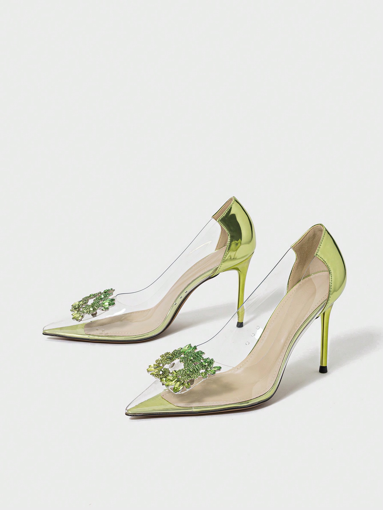 In Green Women Pumps