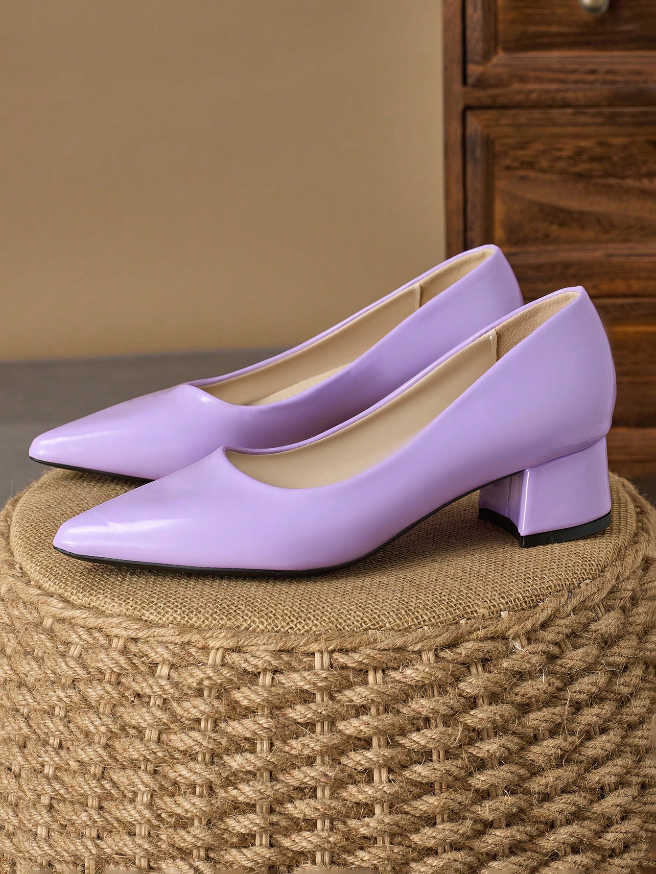 In Mauve Purple Women Shoes