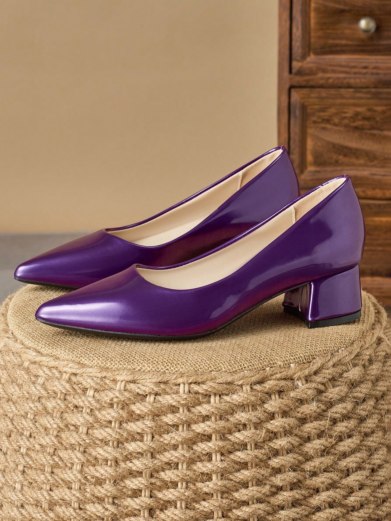 In Purple Women Pumps