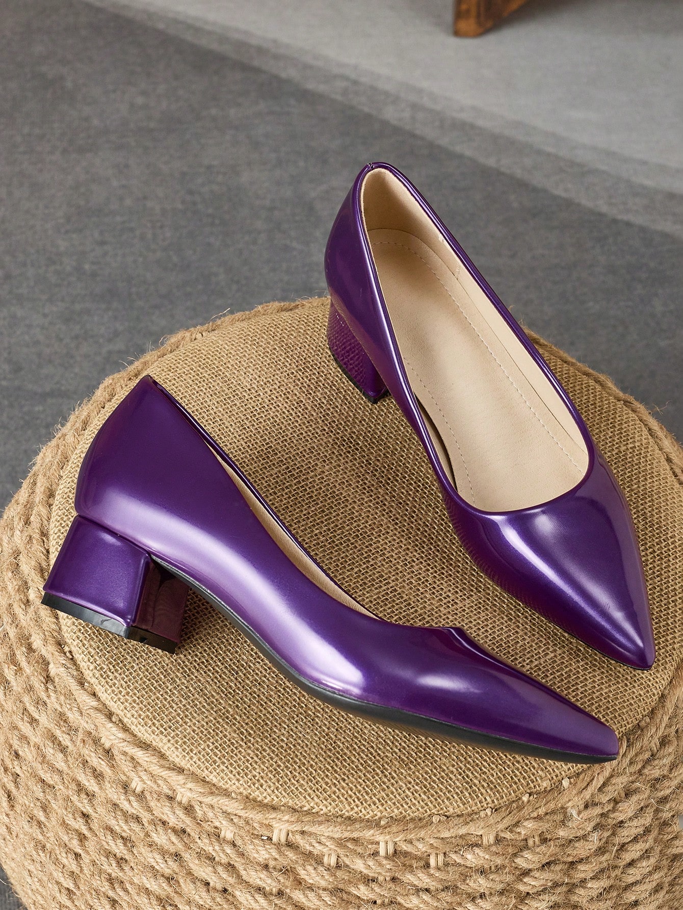 In Purple Women Pumps