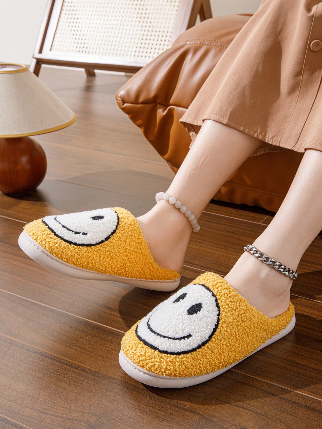 In Yellow Women Home Slippers