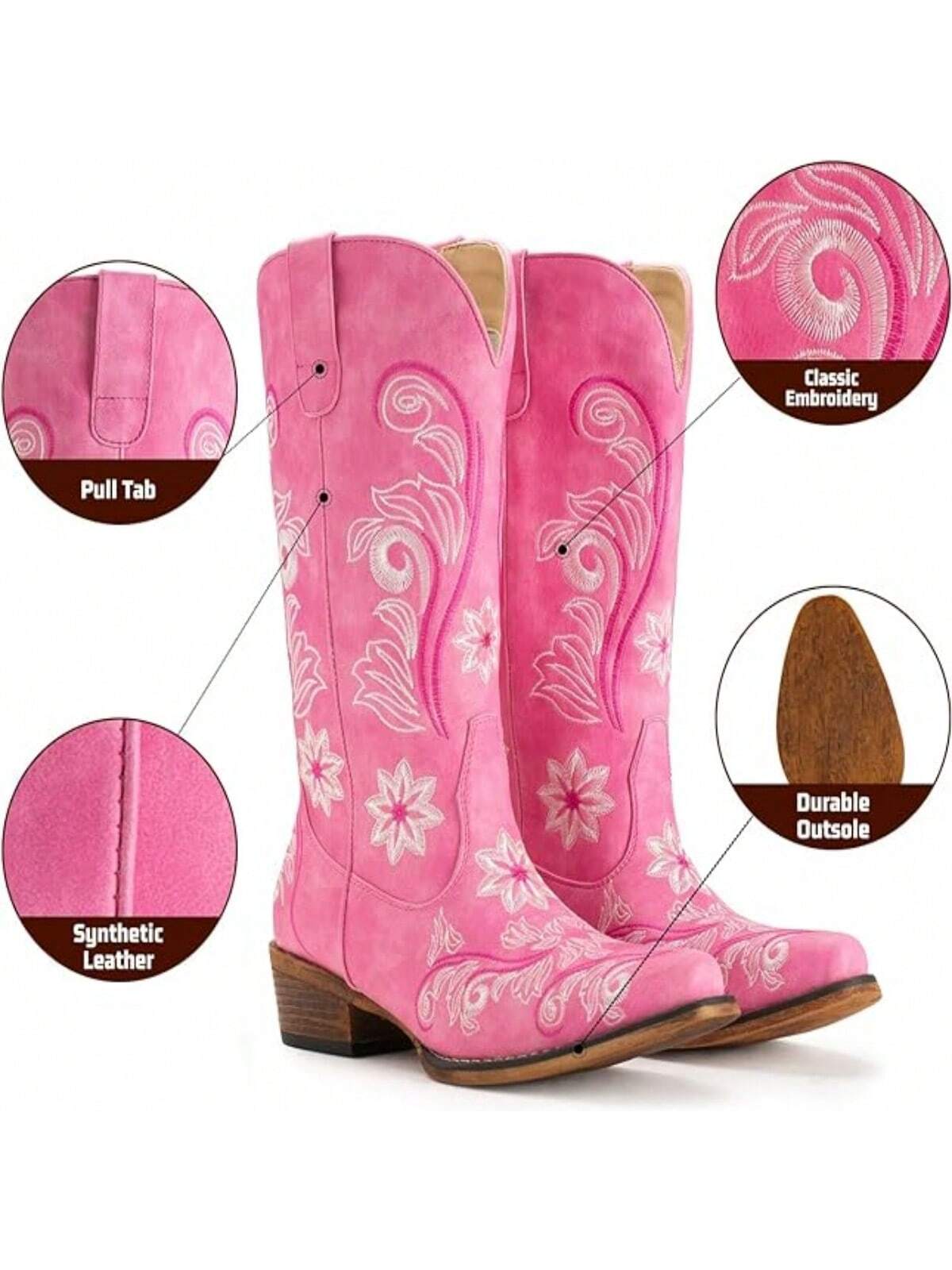 In Pink Women Mid-Calf Boots